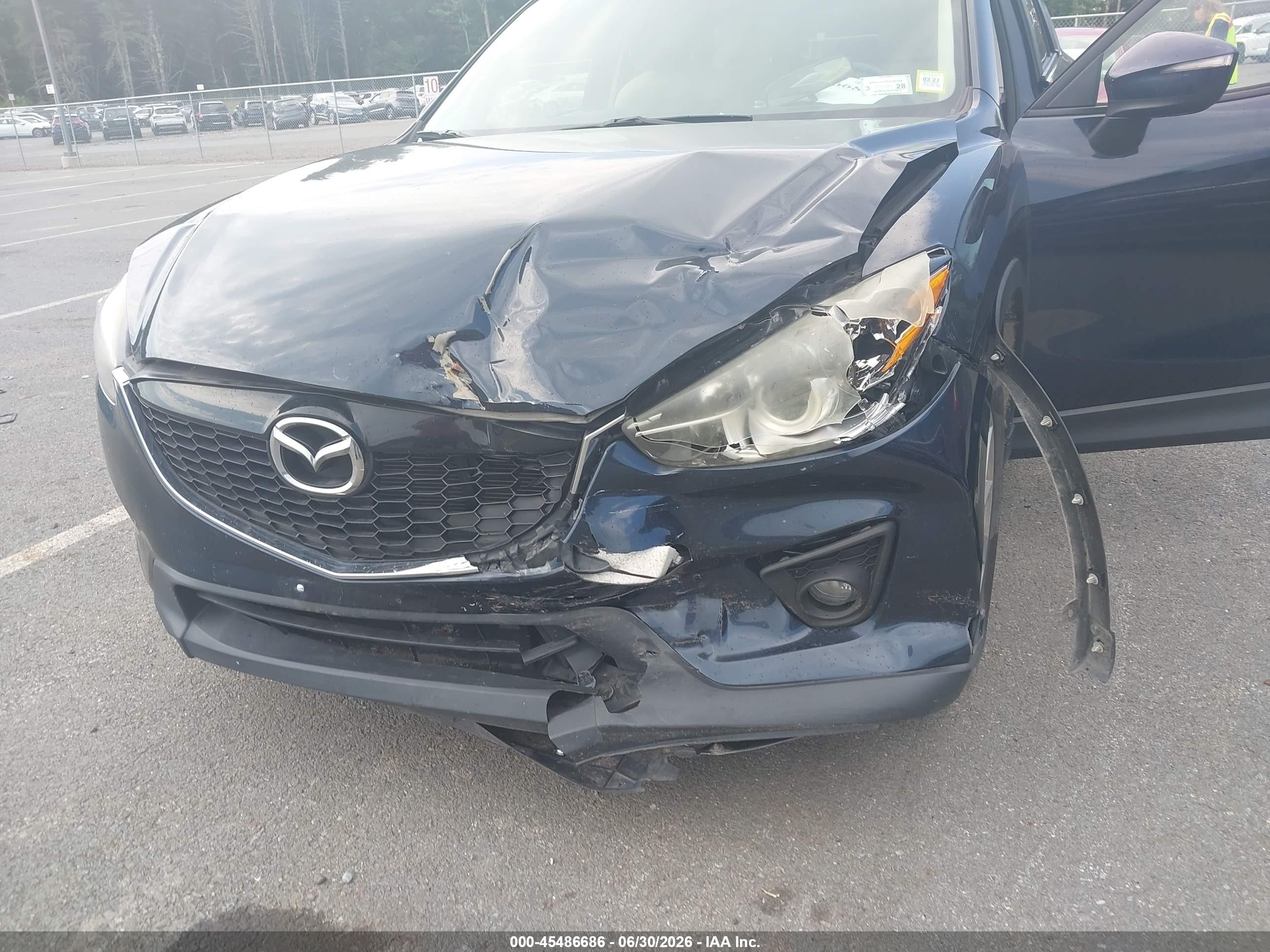 2015 Mazda Cx-5 Touring Blue vin: JM3KE4CY4F0549235