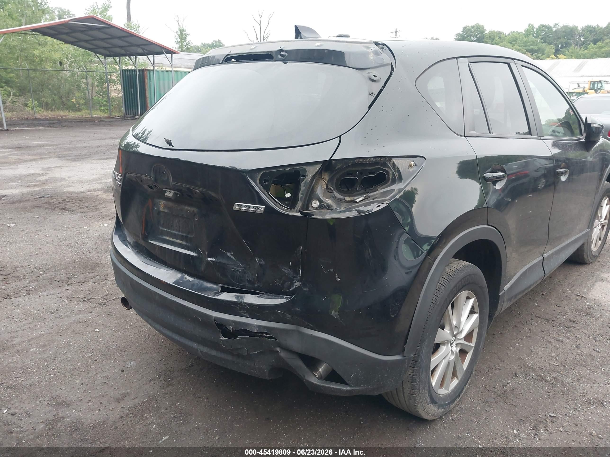 2015 Mazda Cx-5 Touring Black vin: JM3KE4CY4F0549560