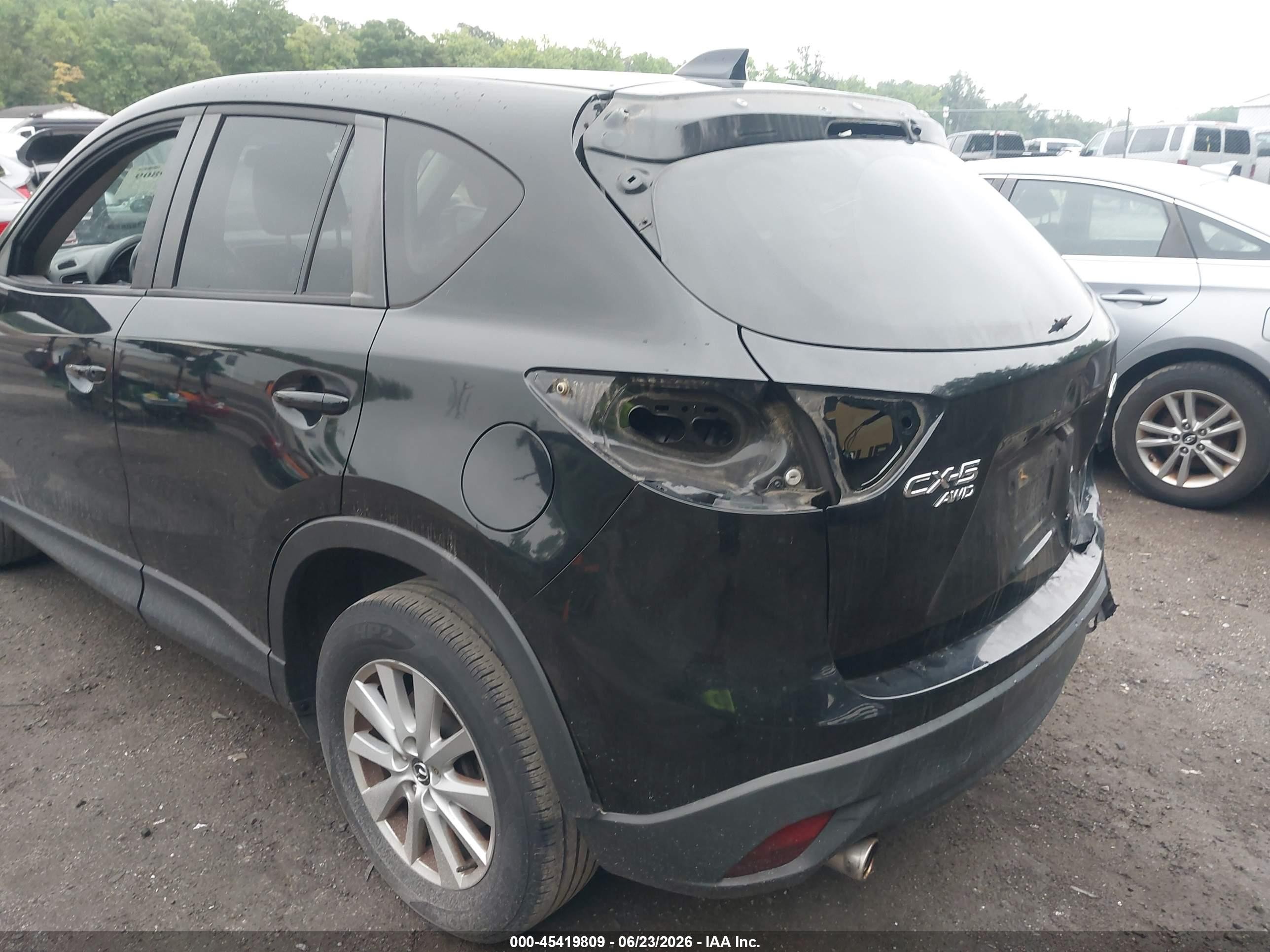 2015 Mazda Cx-5 Touring Black vin: JM3KE4CY4F0549560