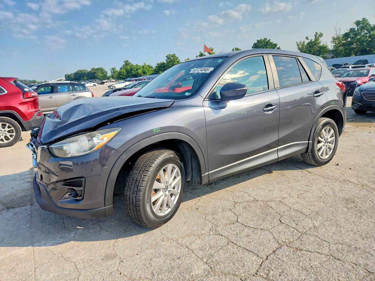 2016 Mazda Cx-5 Touring Gray vin: JM3KE4CY4G0690470