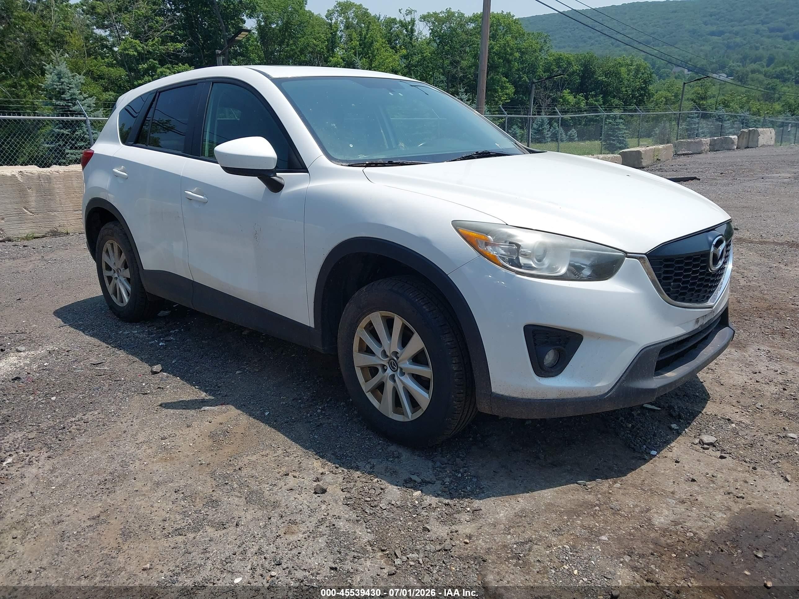 2014 Mazda Cx-5 Touring White vin: JM3KE4CY5E0340360
