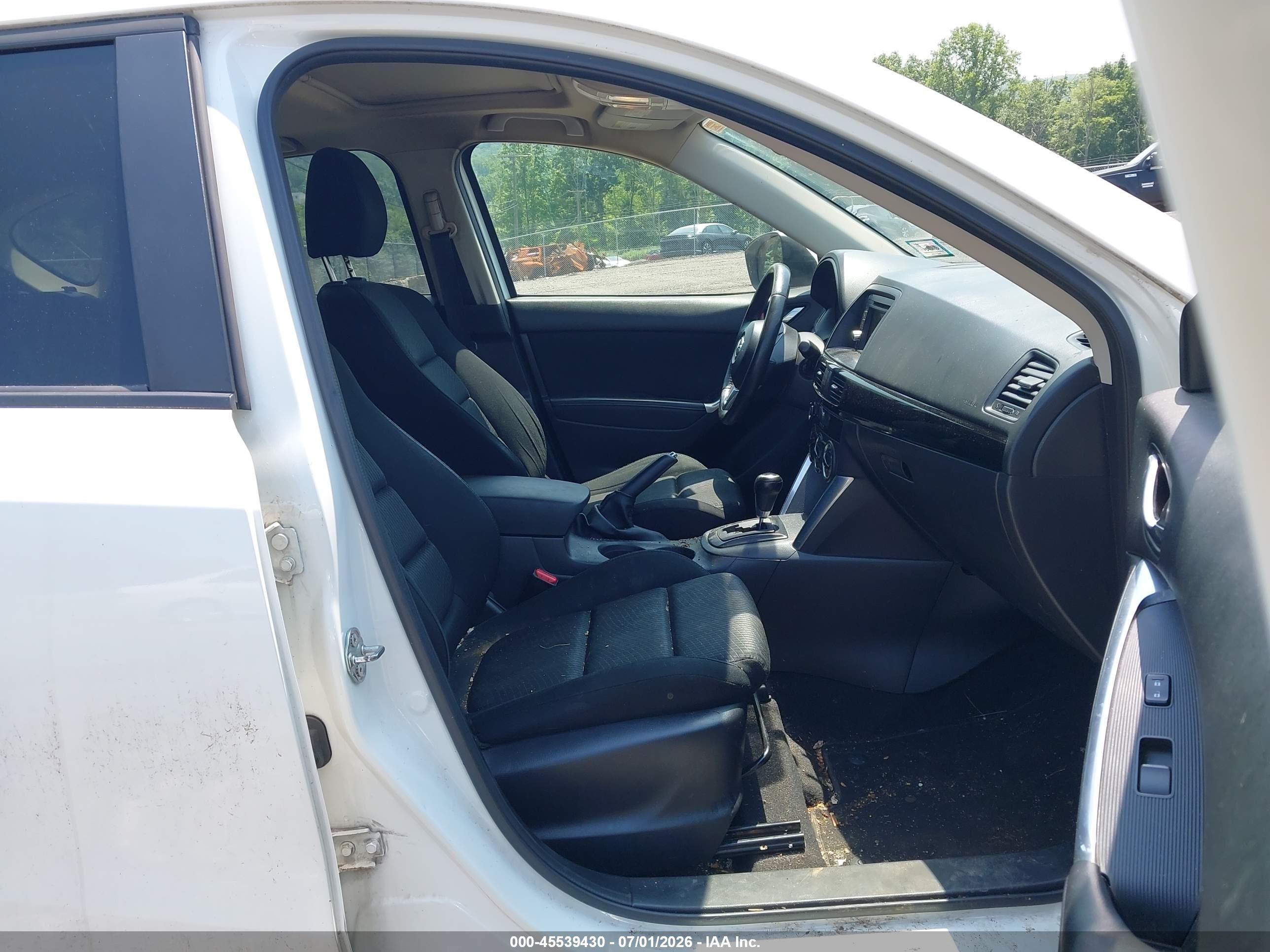 2014 Mazda Cx-5 Touring White vin: JM3KE4CY5E0340360