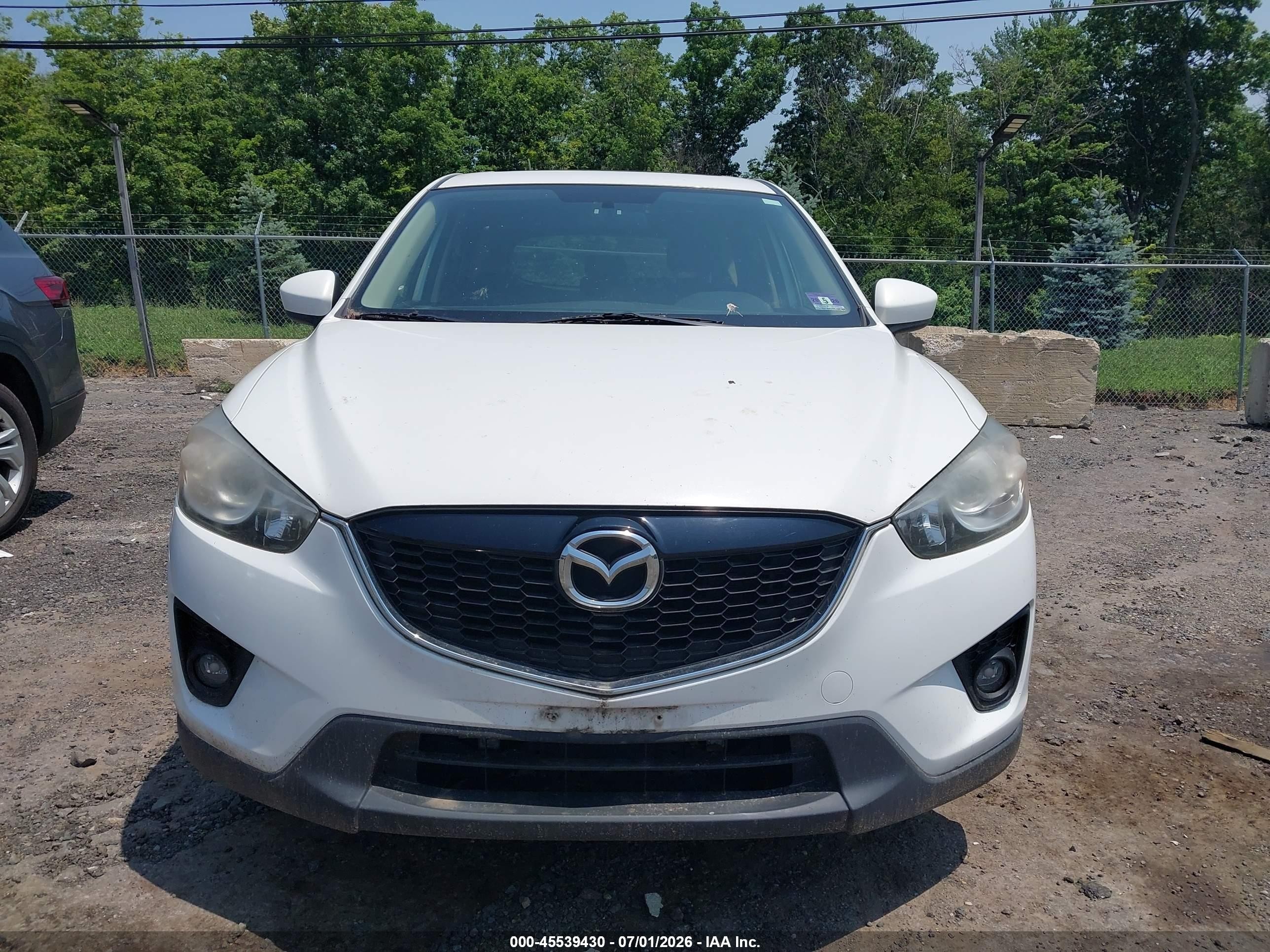 2014 Mazda Cx-5 Touring White vin: JM3KE4CY5E0340360