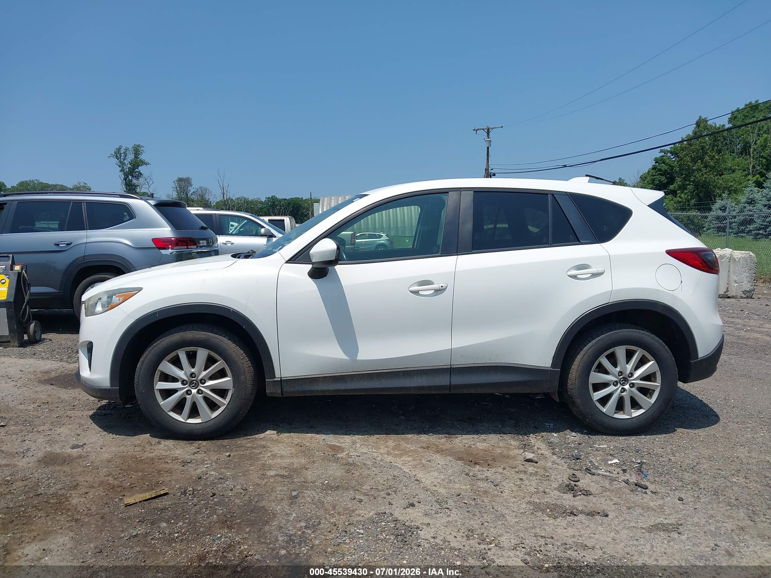 2014 Mazda Cx-5 Touring White vin: JM3KE4CY5E0340360