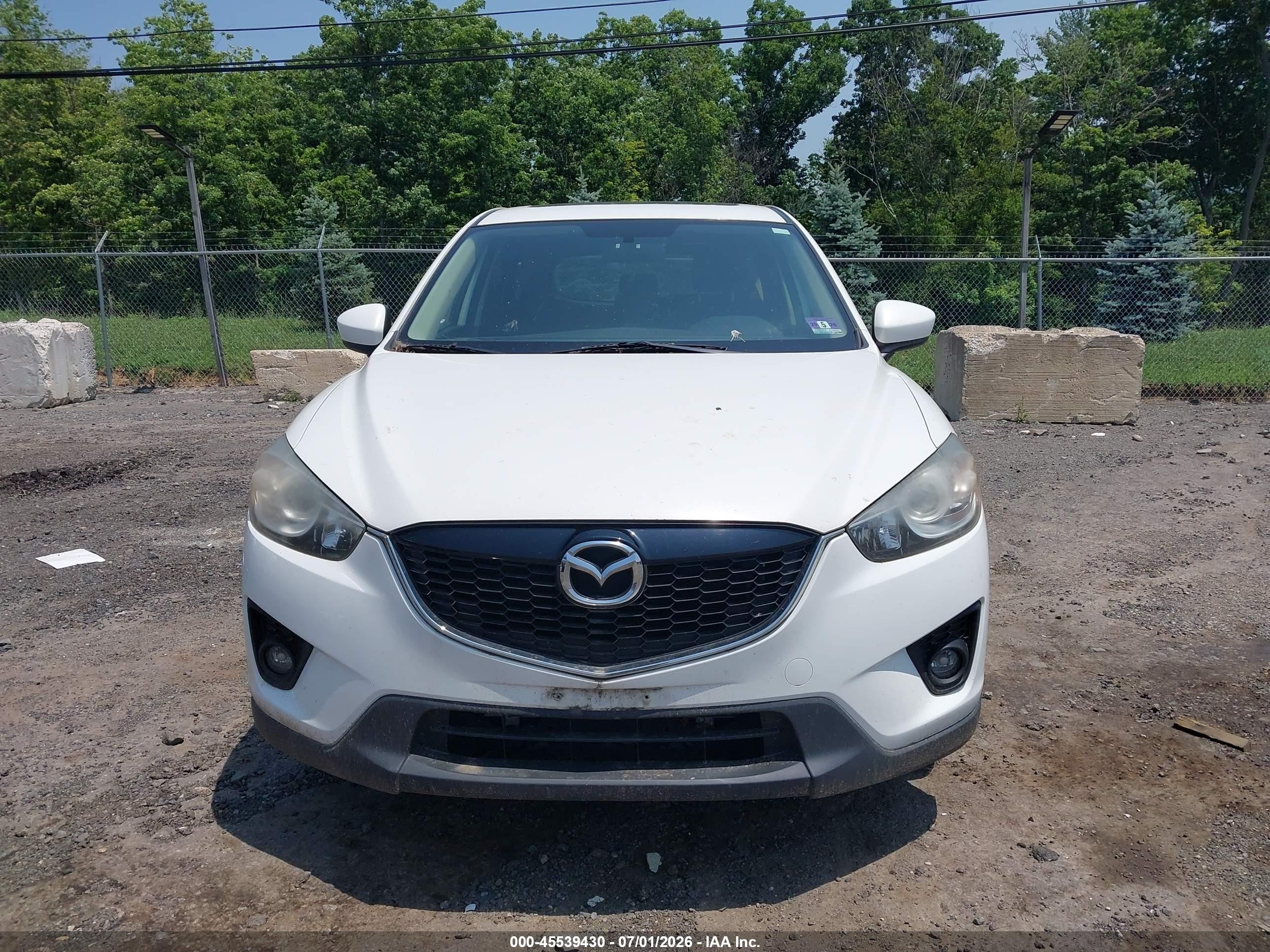2014 Mazda Cx-5 Touring White vin: JM3KE4CY5E0340360