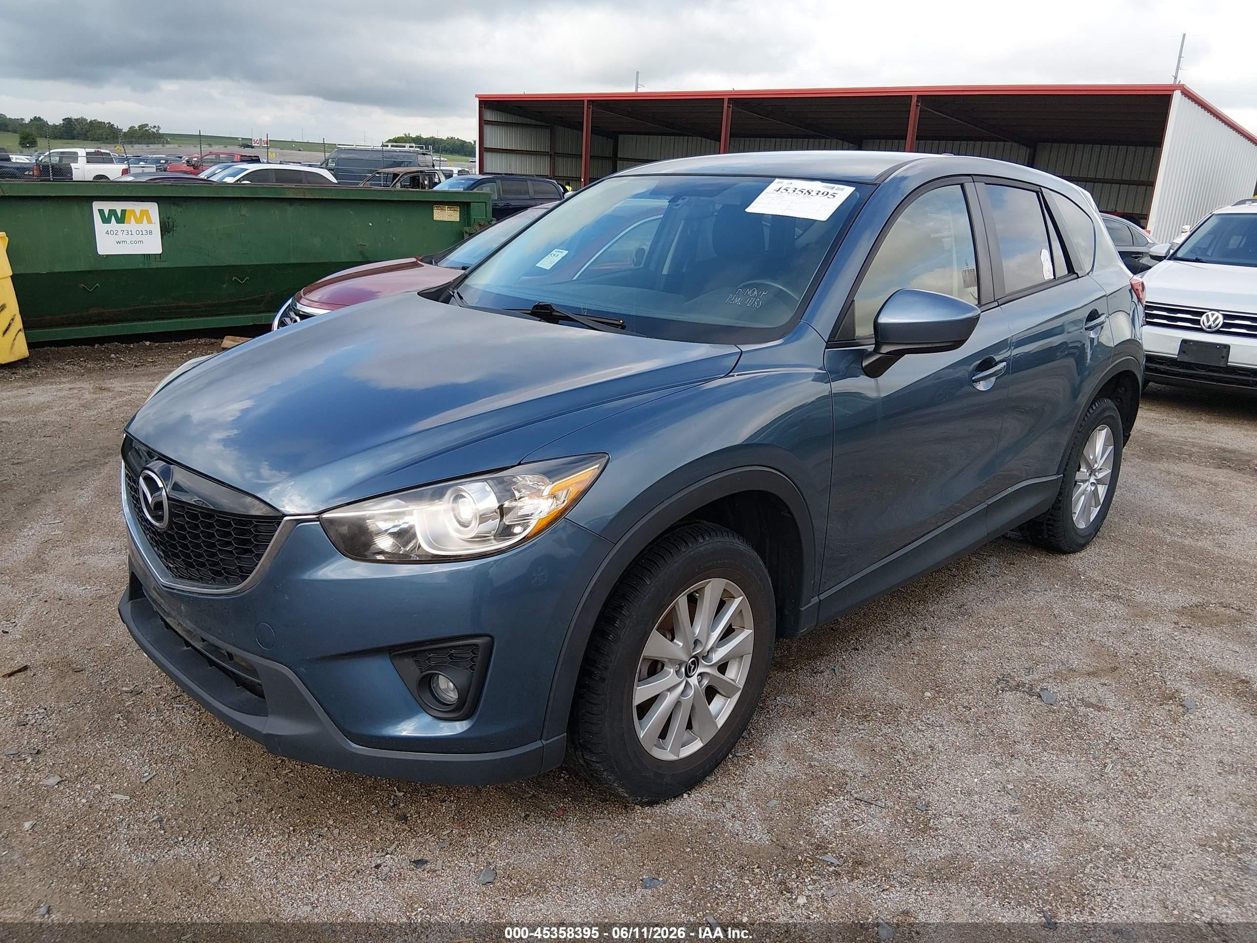 2015 Mazda Cx-5 Touring Blue vin: JM3KE4CY5F0435003