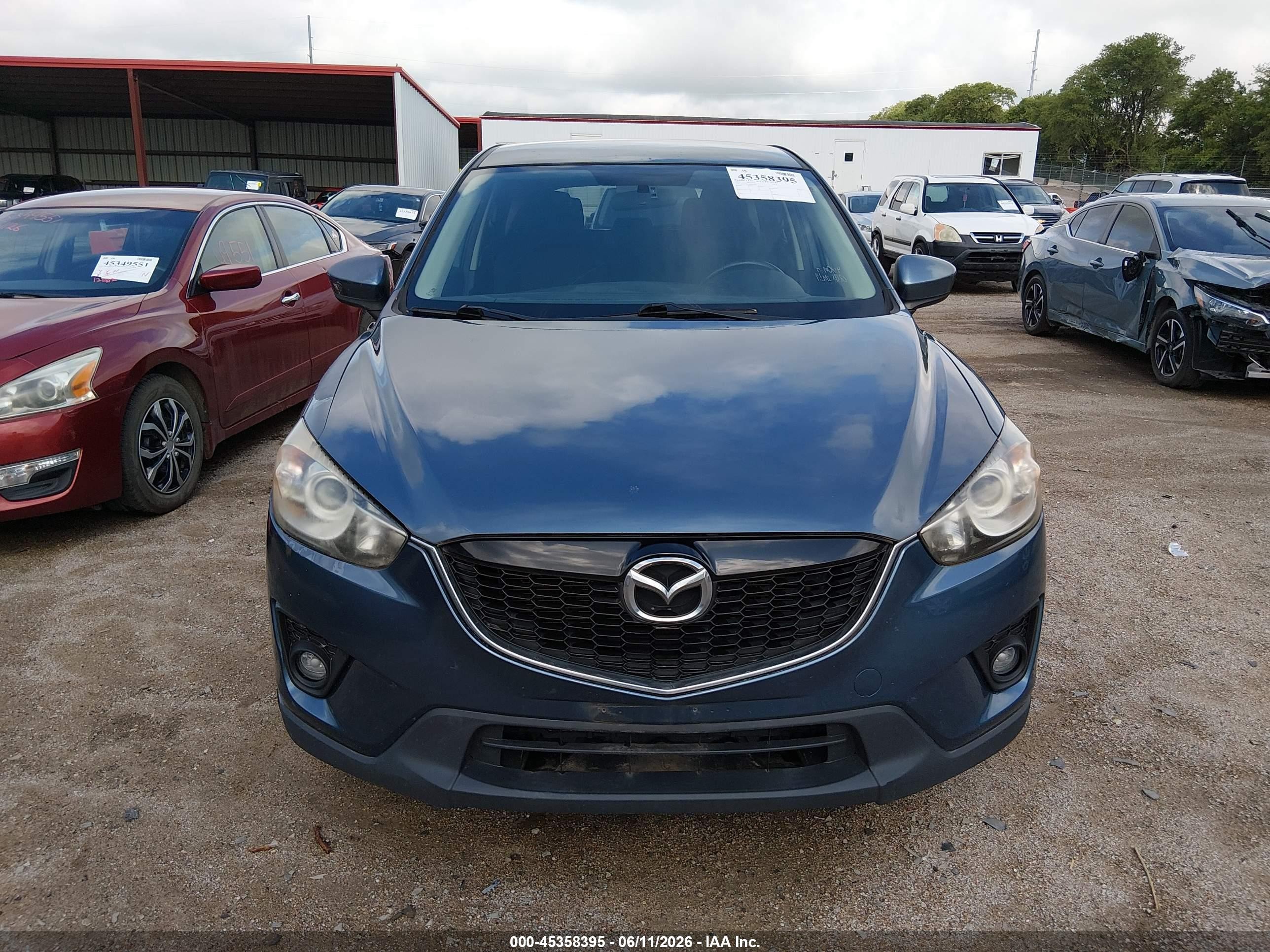 2015 Mazda Cx-5 Touring Blue vin: JM3KE4CY5F0435003