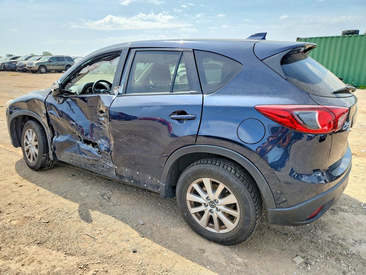 2015 Mazda Cx-5 Touring Blue vin: JM3KE4CY5F0444493