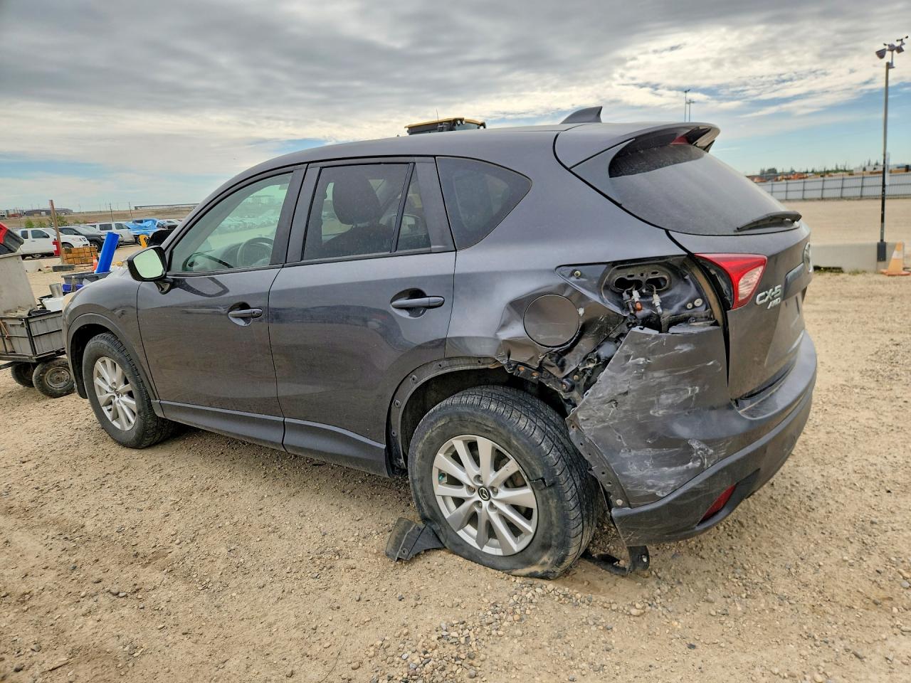 2015 Mazda Cx-5 Touring Gray vin: JM3KE4CY5F0486887