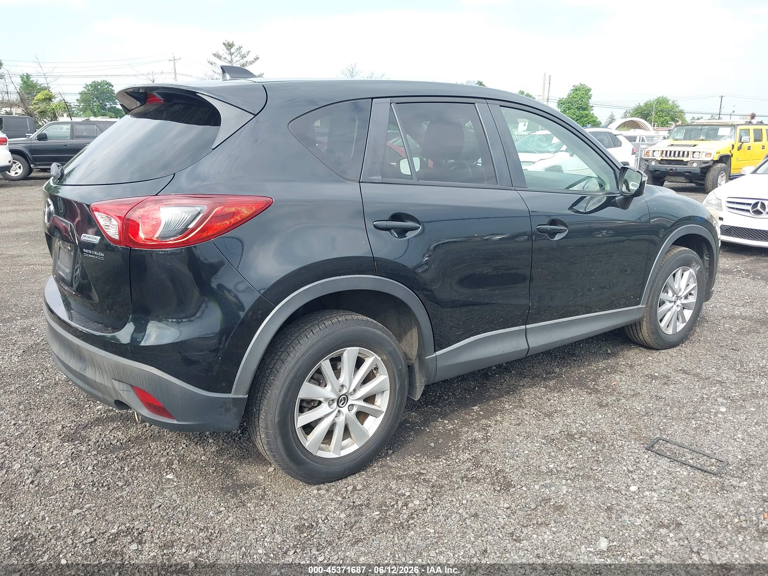 2015 Mazda Cx-5 Touring Черный vin: JM3KE4CY5F0504546