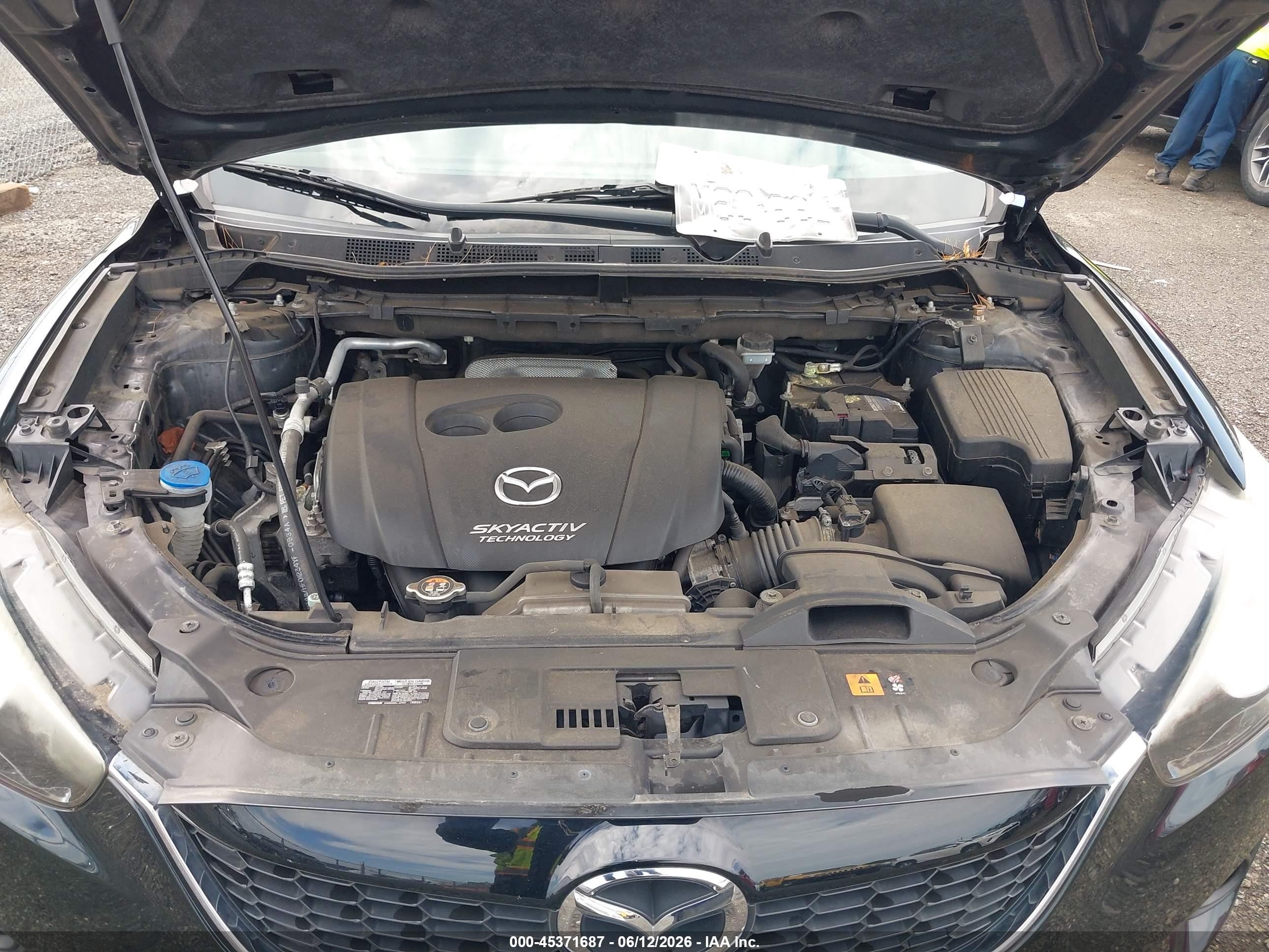 2015 Mazda Cx-5 Touring Черный vin: JM3KE4CY5F0504546