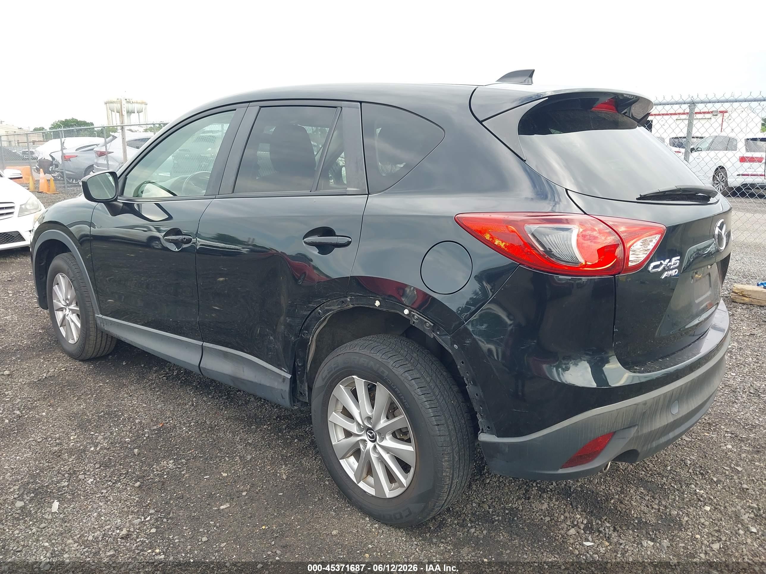 2015 Mazda Cx-5 Touring Черный vin: JM3KE4CY5F0504546