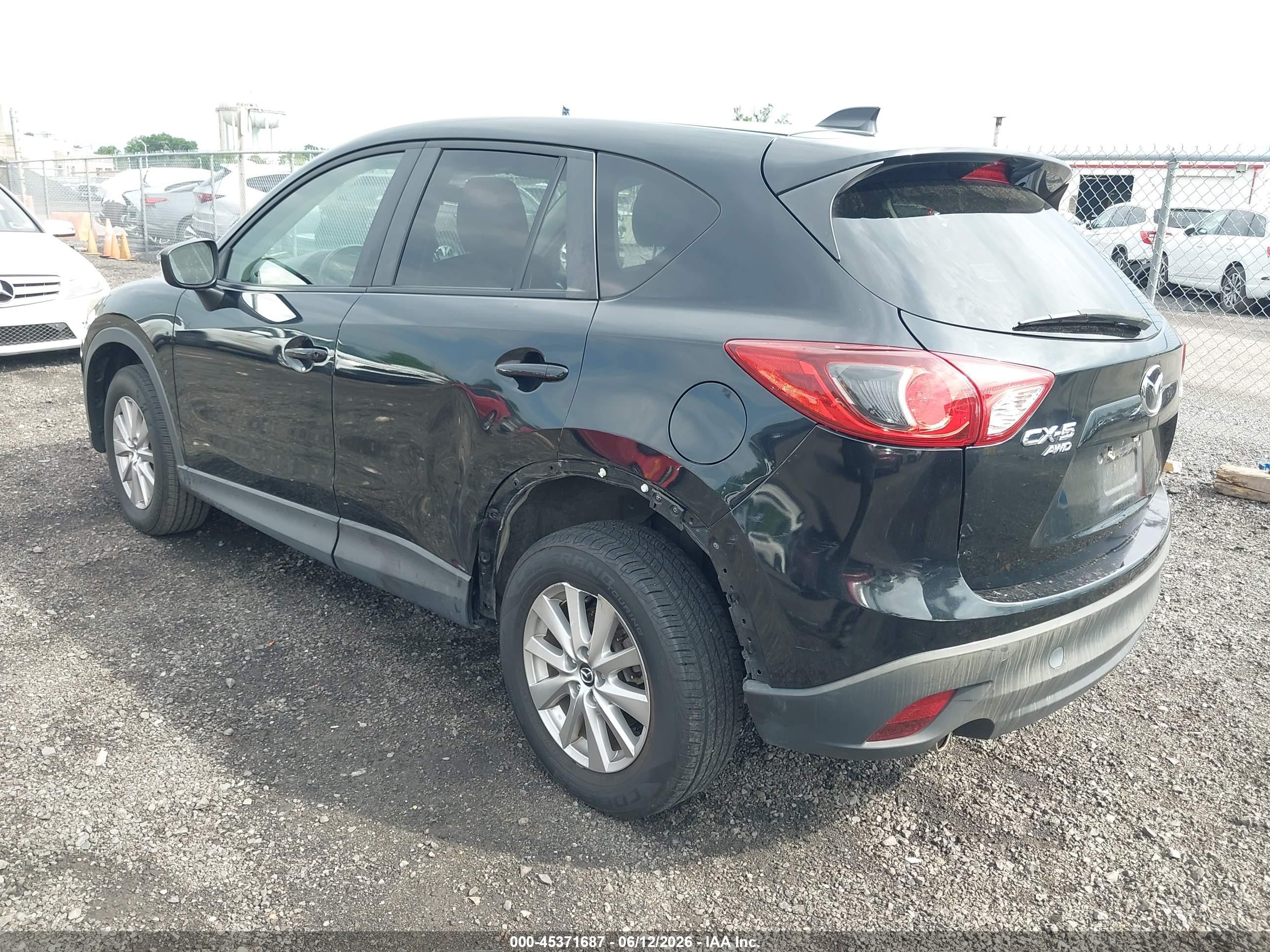 2015 Mazda Cx-5 Touring Черный vin: JM3KE4CY5F0504546