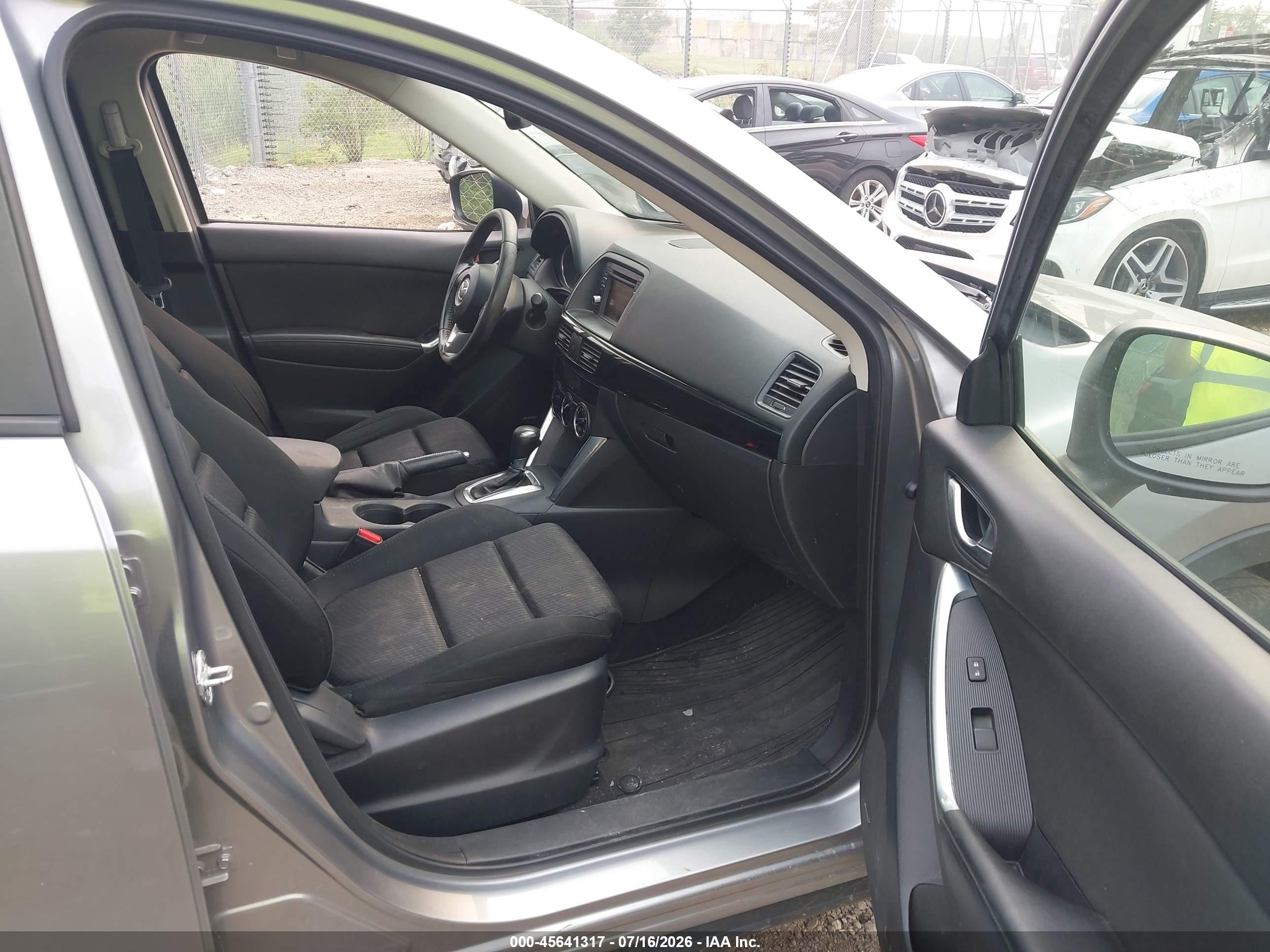 2015 Mazda Cx-5 Touring Gray vin: JM3KE4CY5F0510797