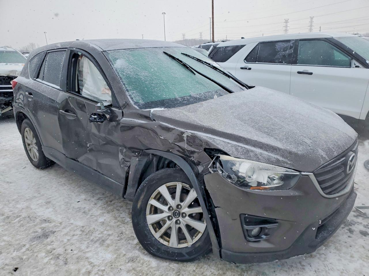 2016 Mazda Cx-5 Touring Gray vin: JM3KE4CY5G0854728