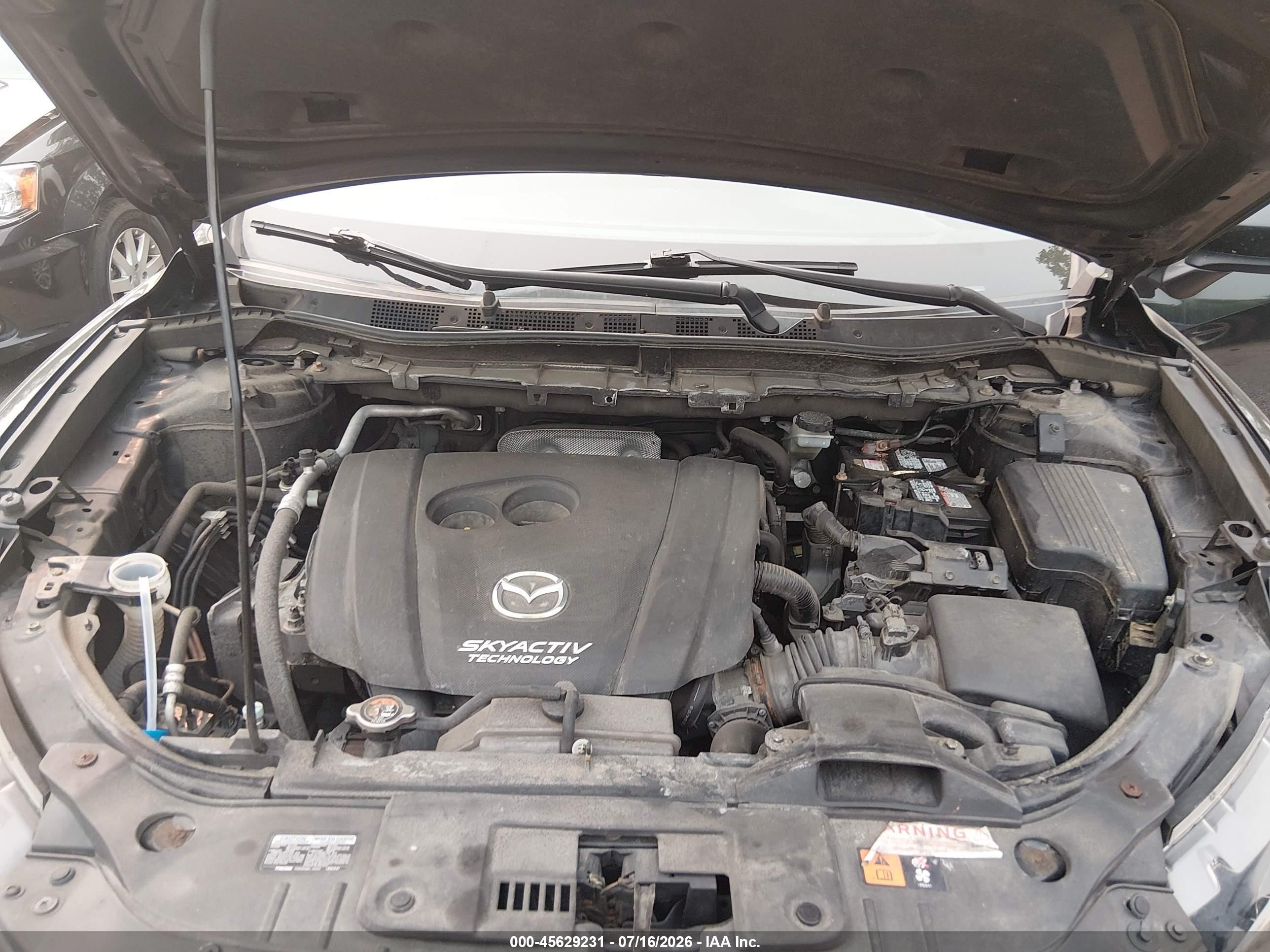 2014 Mazda Cx-5 Touring Black vin: JM3KE4CY6E0366658