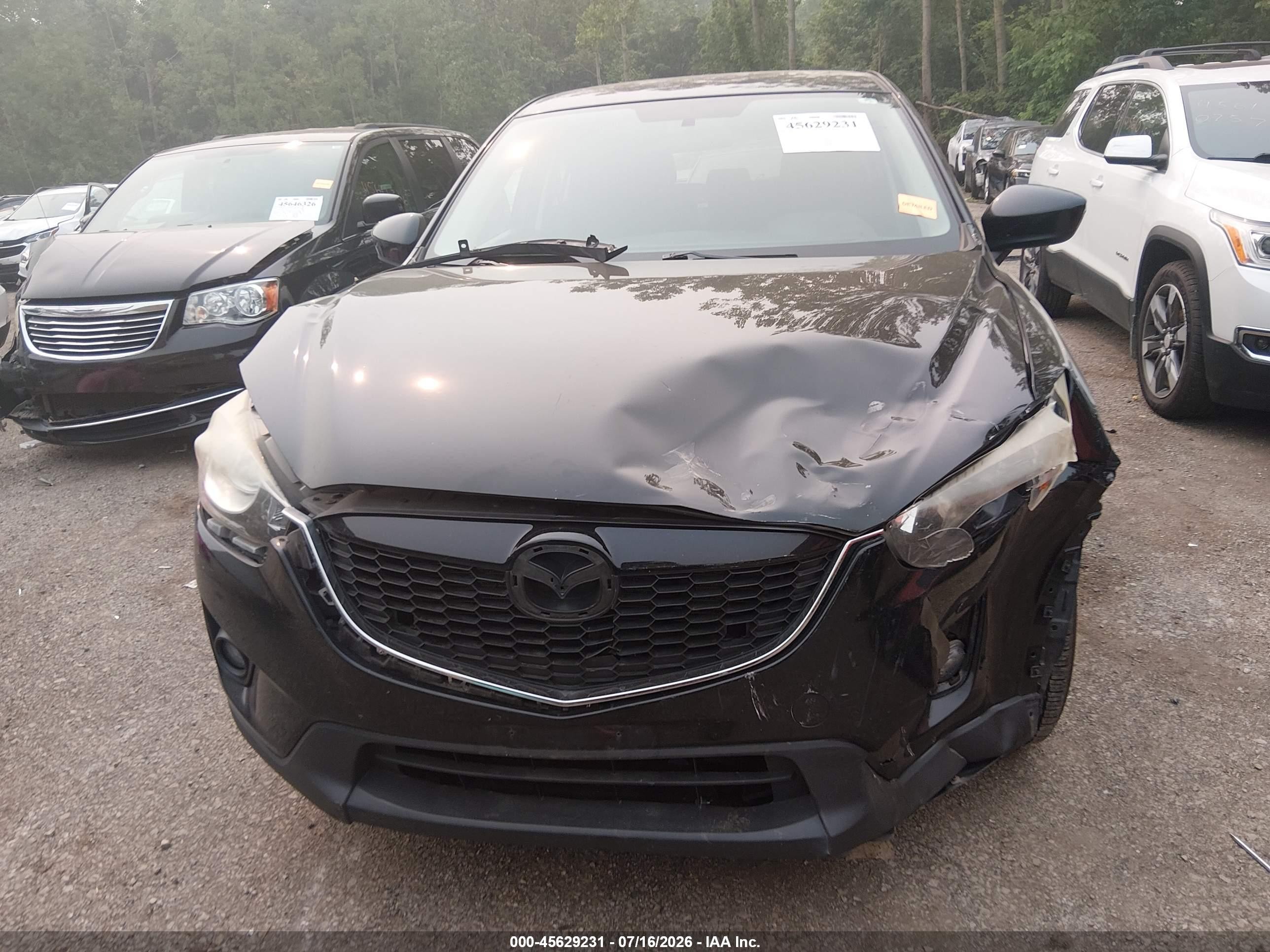 2014 Mazda Cx-5 Touring Black vin: JM3KE4CY6E0366658