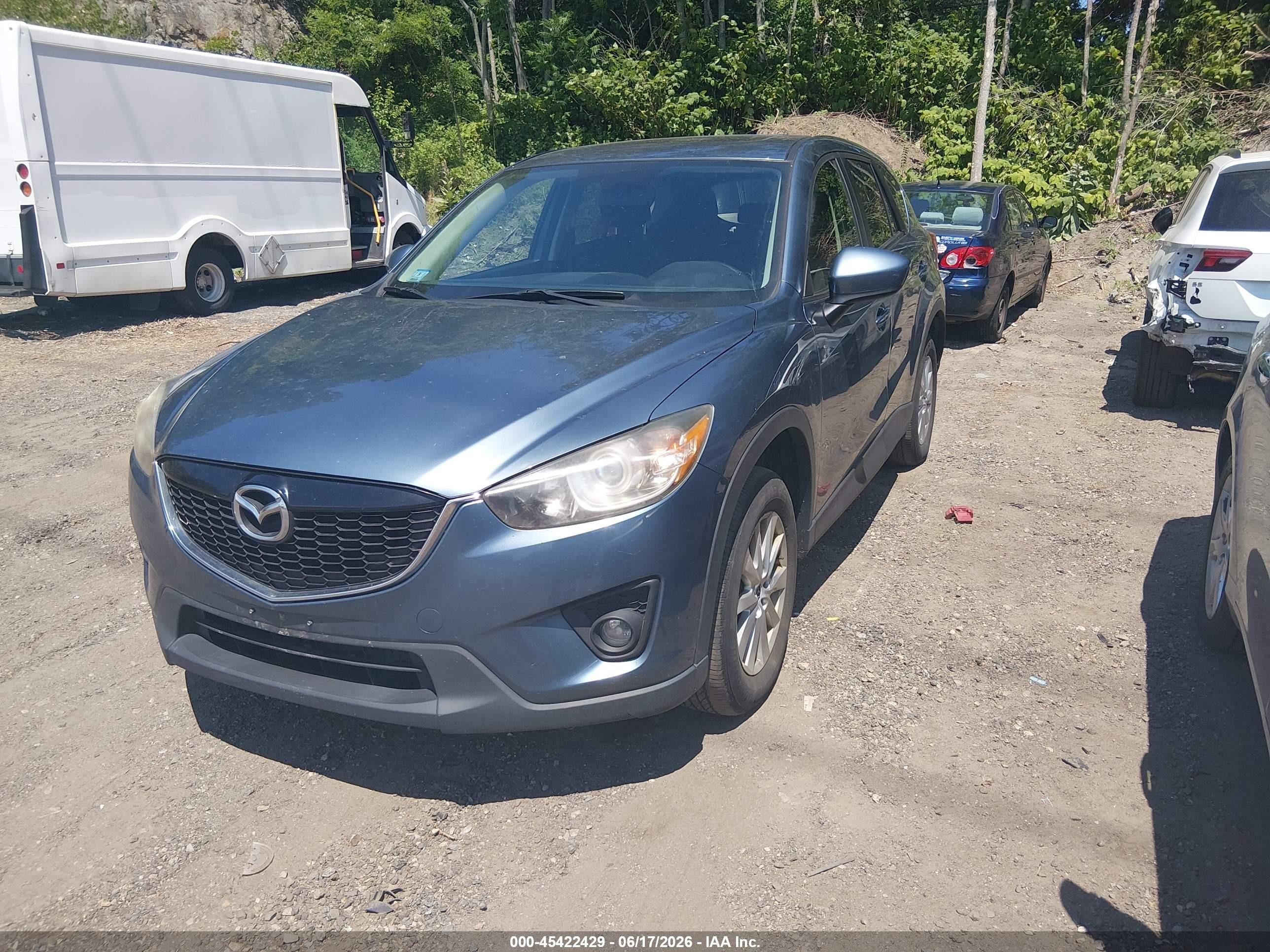 2014 Mazda Cx-5 Touring Blue vin: JM3KE4CY6E0410061