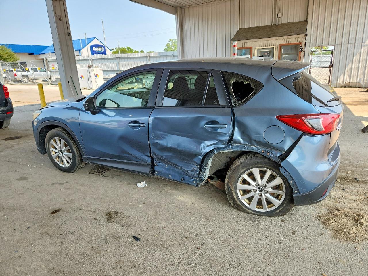 2015 Mazda Cx-5 Touring Blue vin: JM3KE4CY6F0442302