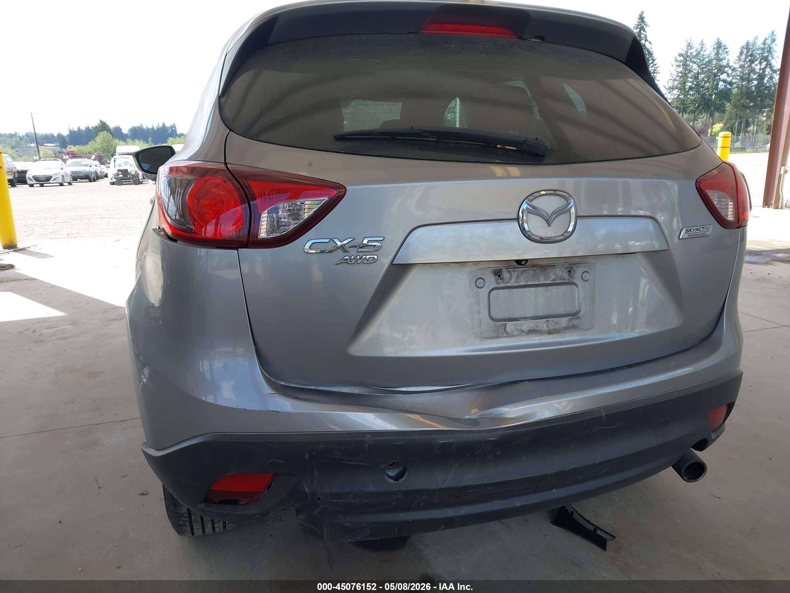 2015 Mazda Cx-5 Touring Серый vin: JM3KE4CY6F0446530