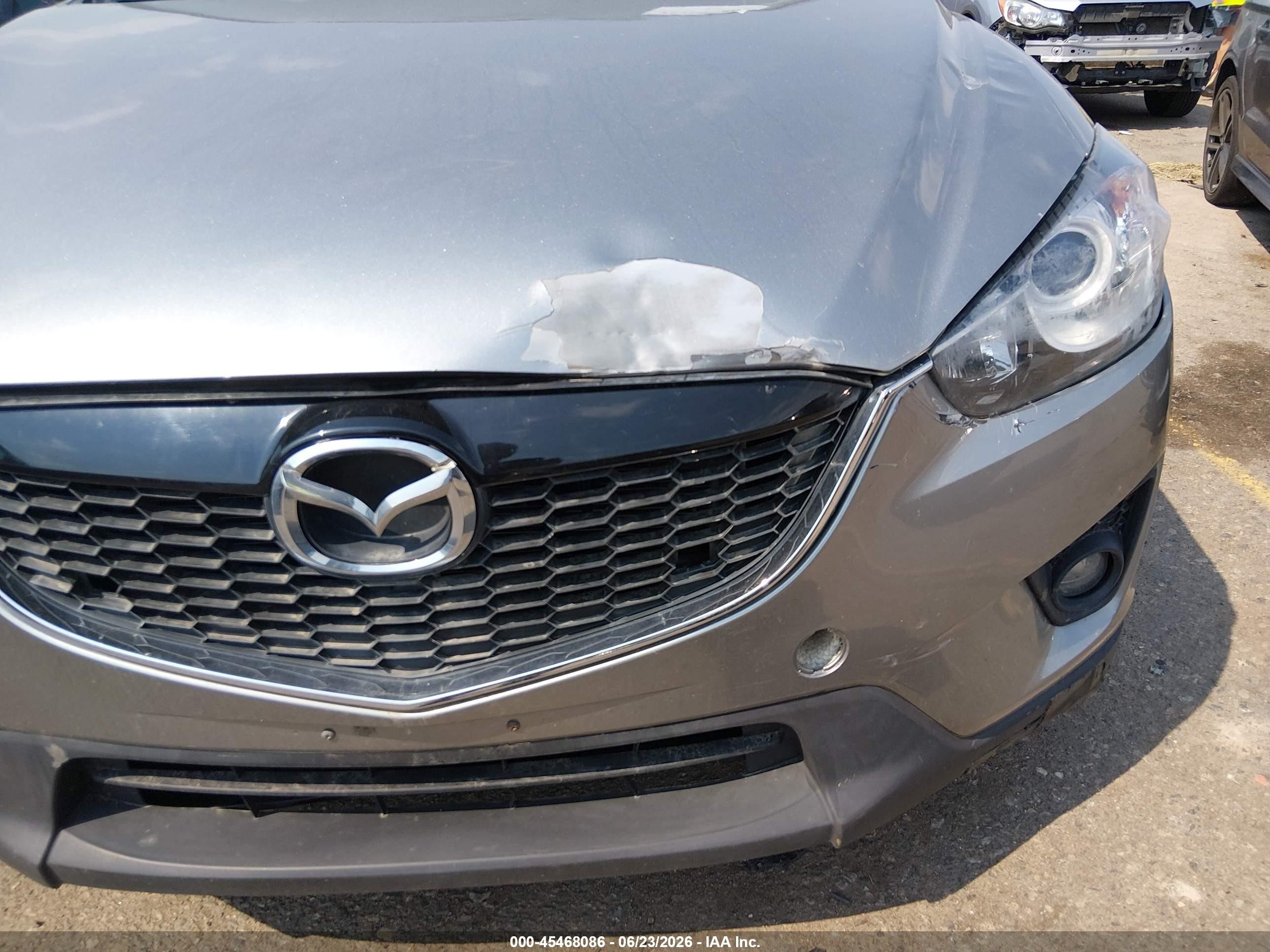 2015 Mazda Cx-5 Touring Gray vin: JM3KE4CY6F0528368