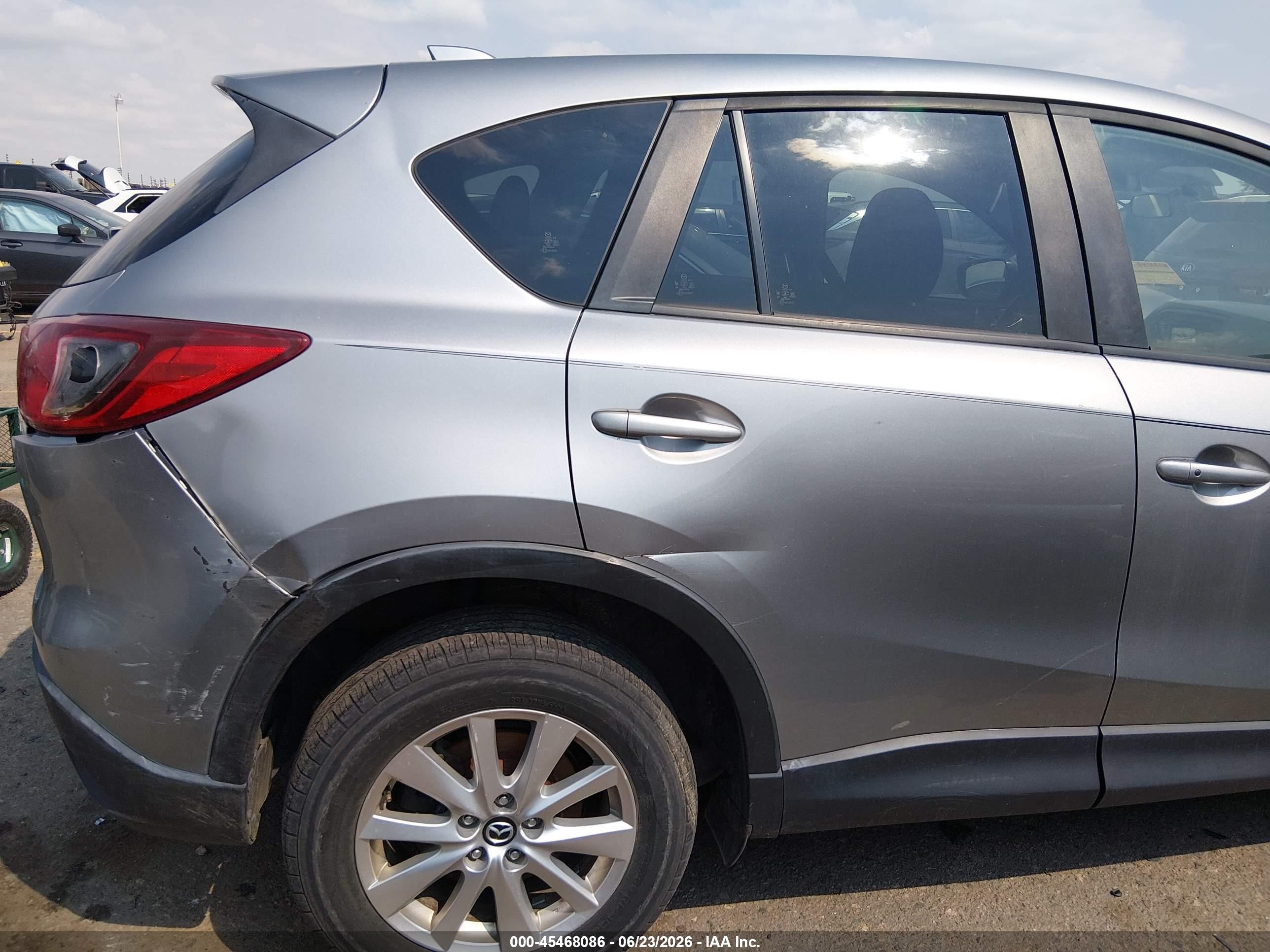 2015 Mazda Cx-5 Touring Gray vin: JM3KE4CY6F0528368