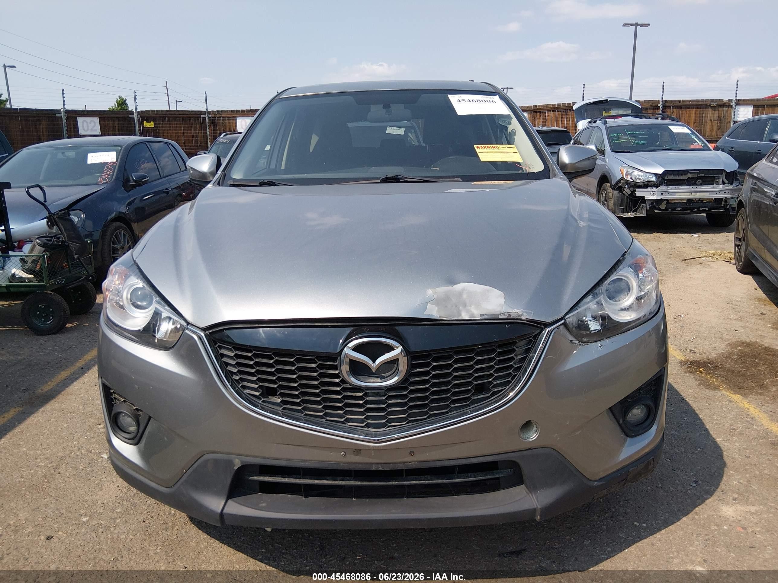 2015 Mazda Cx-5 Touring Gray vin: JM3KE4CY6F0528368