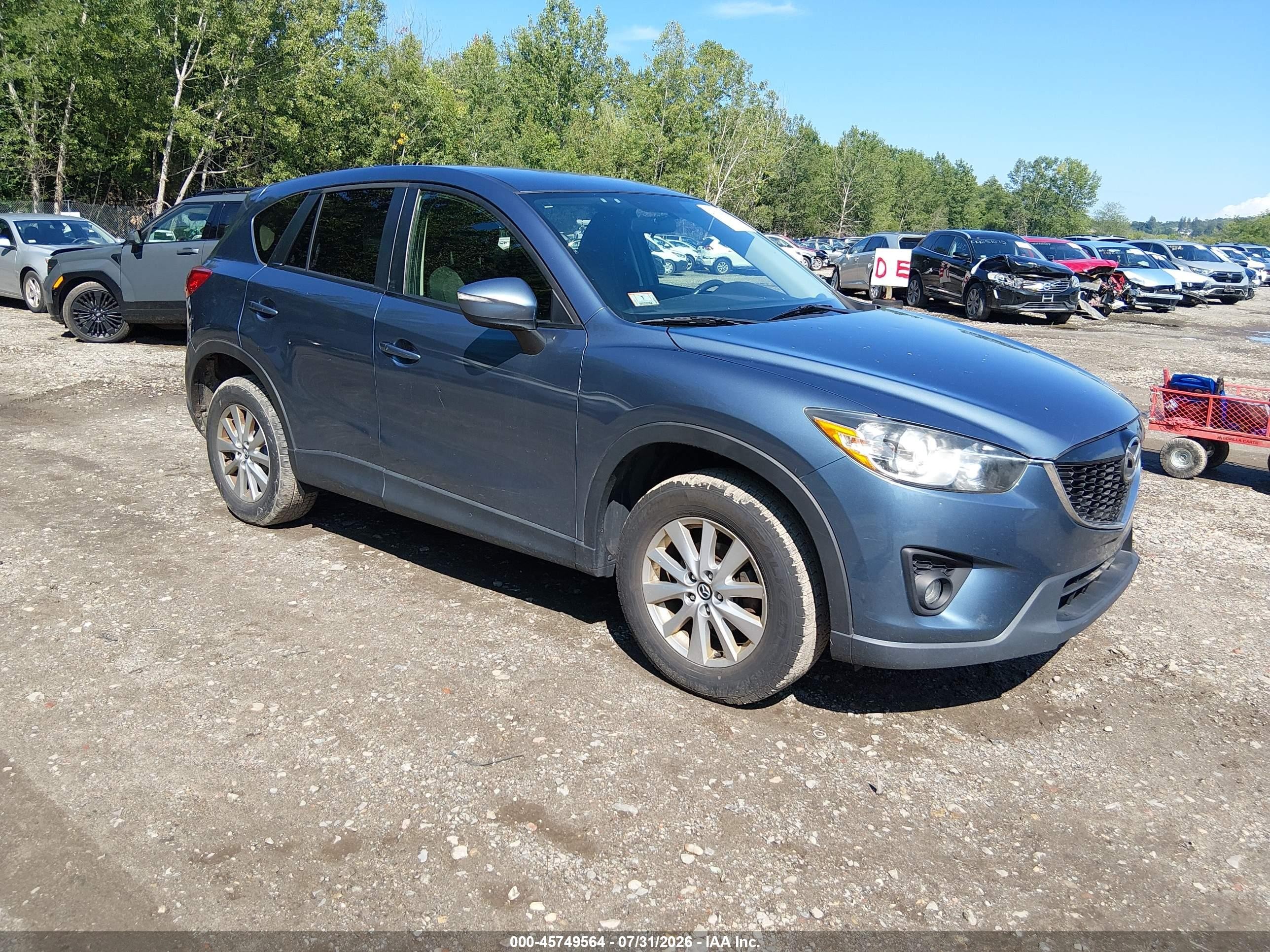 2015 Mazda Cx-5 Touring Blue vin: JM3KE4CY6F0545123