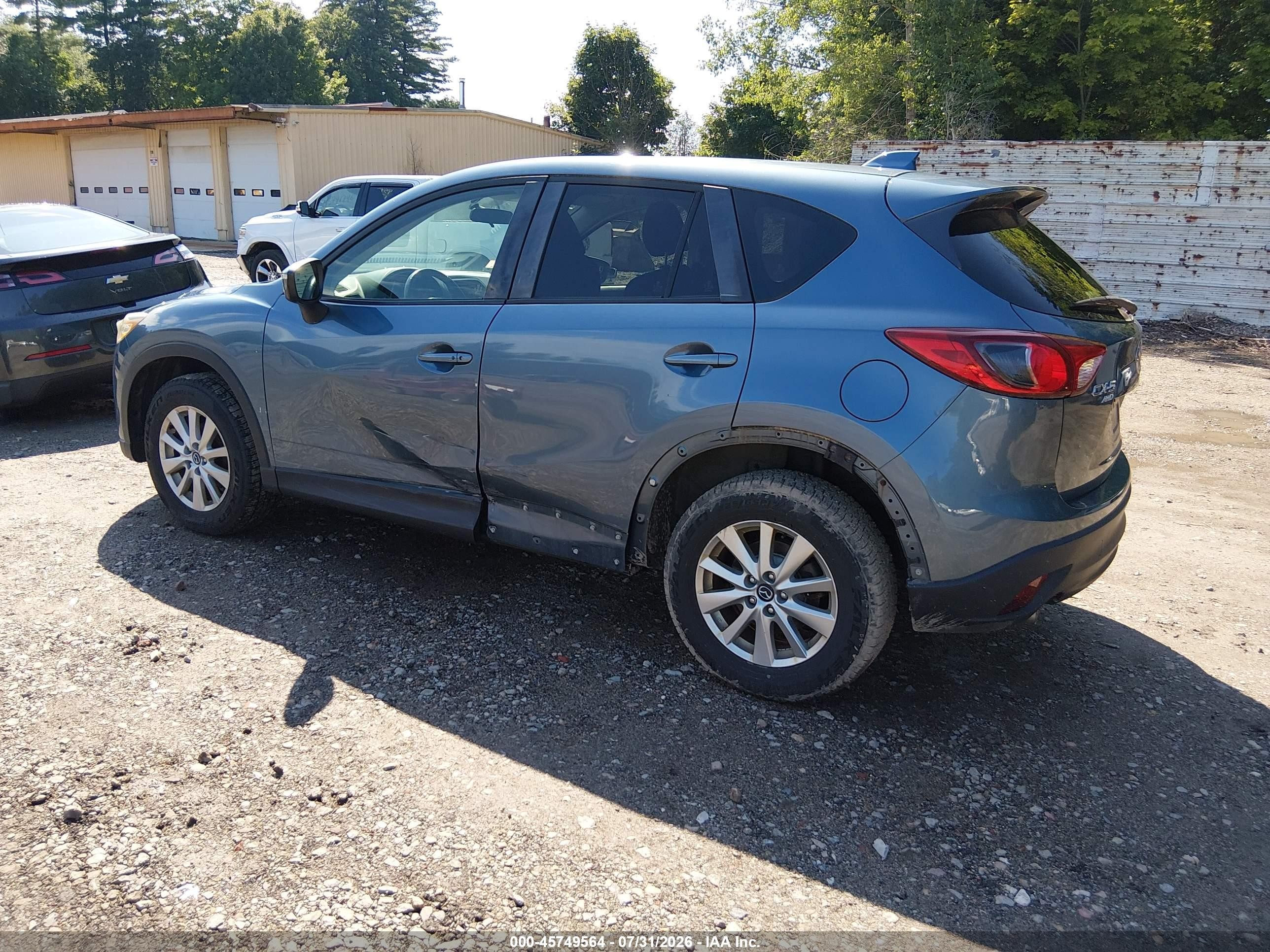 2015 Mazda Cx-5 Touring Синий vin: JM3KE4CY6F0545123