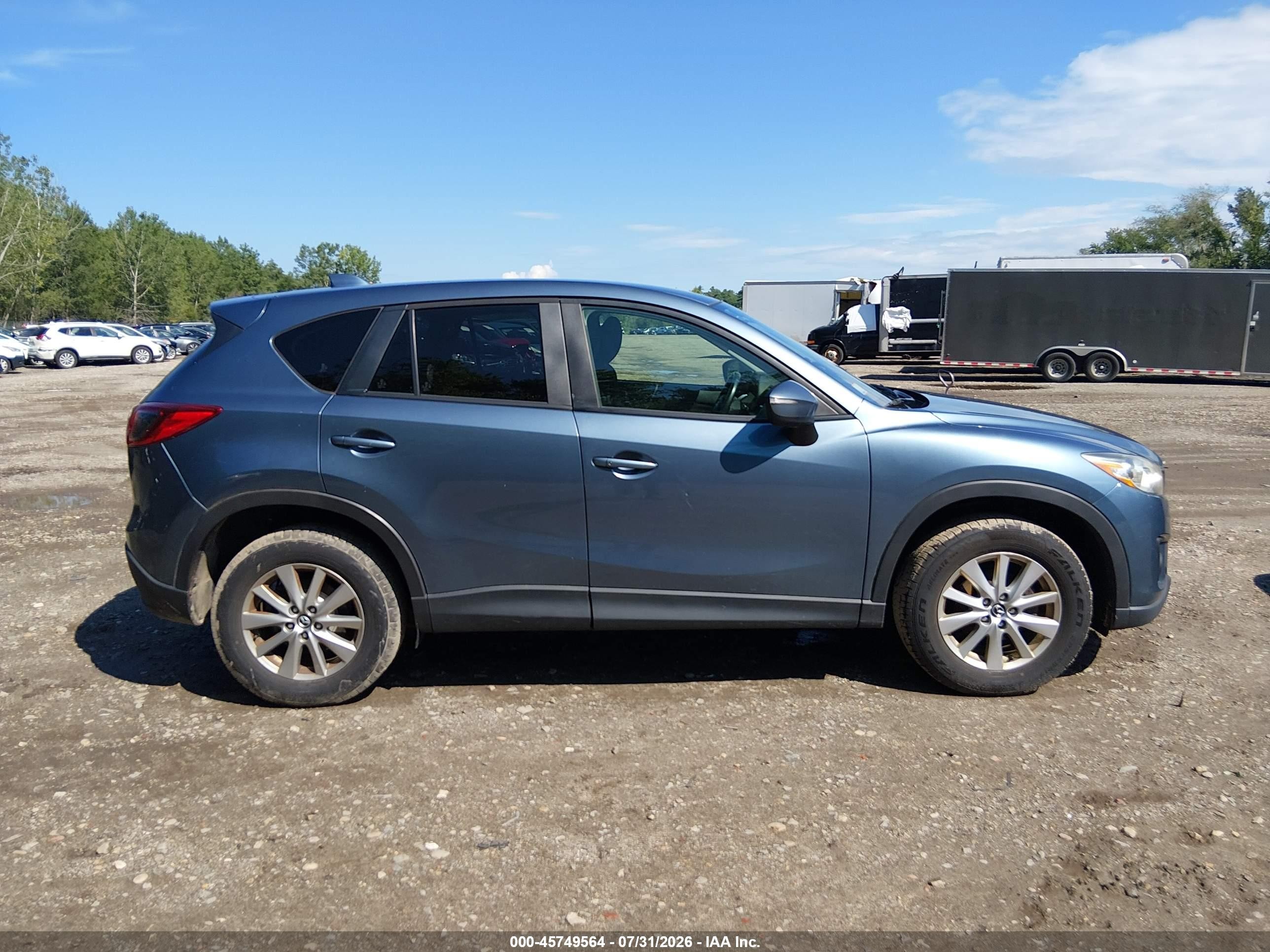 2015 Mazda Cx-5 Touring Синий vin: JM3KE4CY6F0545123