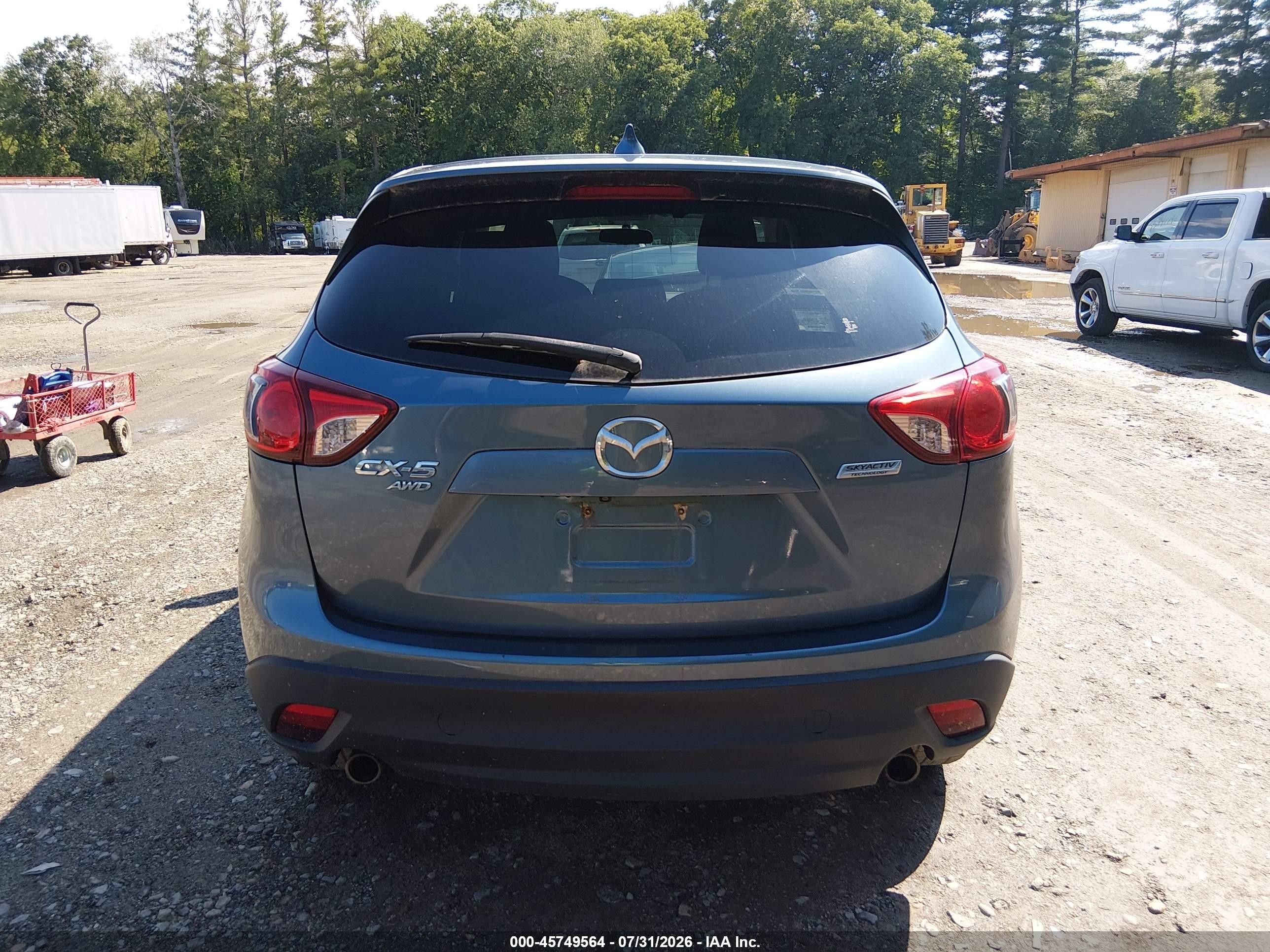 2015 Mazda Cx-5 Touring Синий vin: JM3KE4CY6F0545123