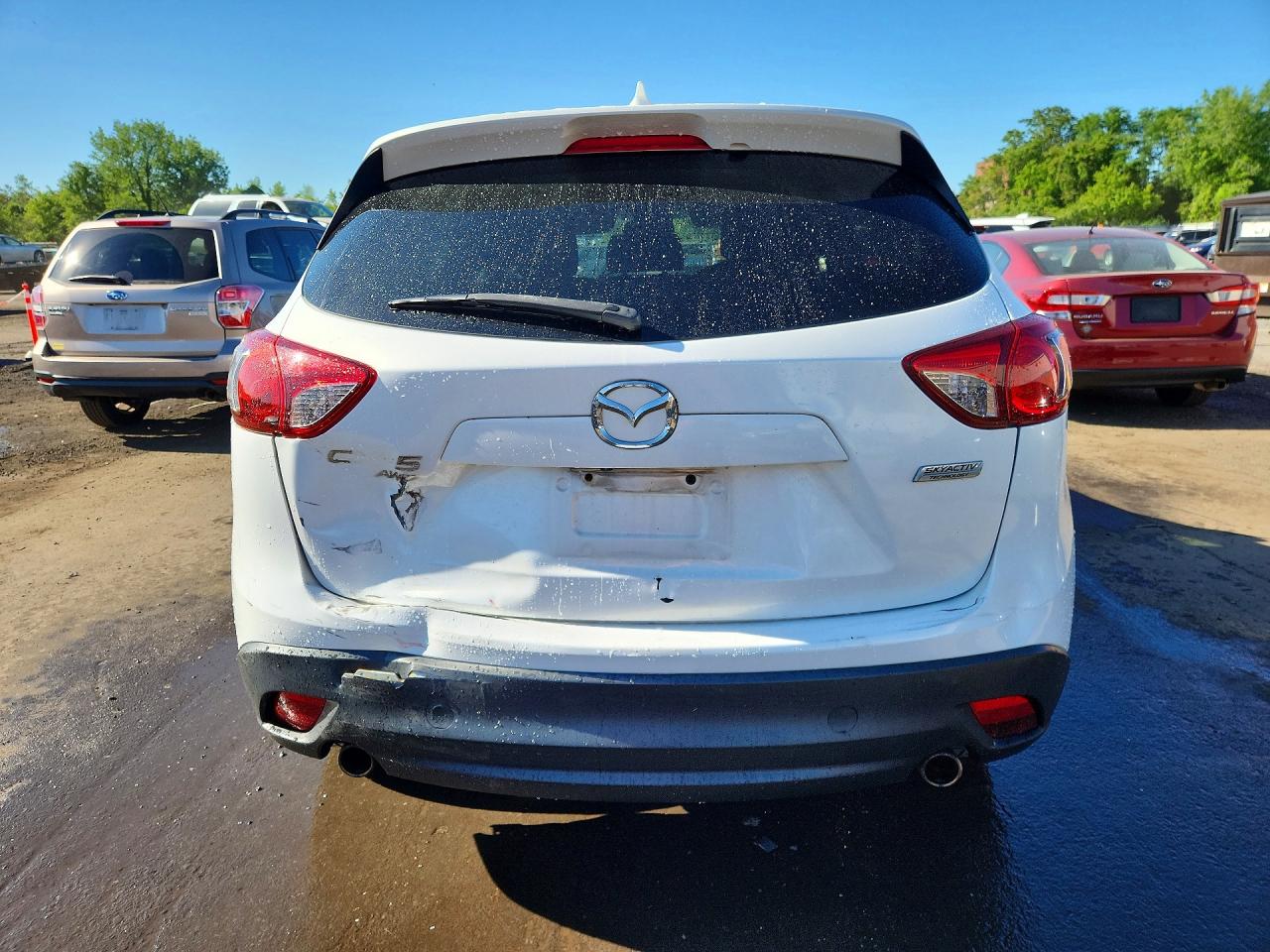 2016 Mazda Cx-5 Touring White vin: JM3KE4CY6G0879900