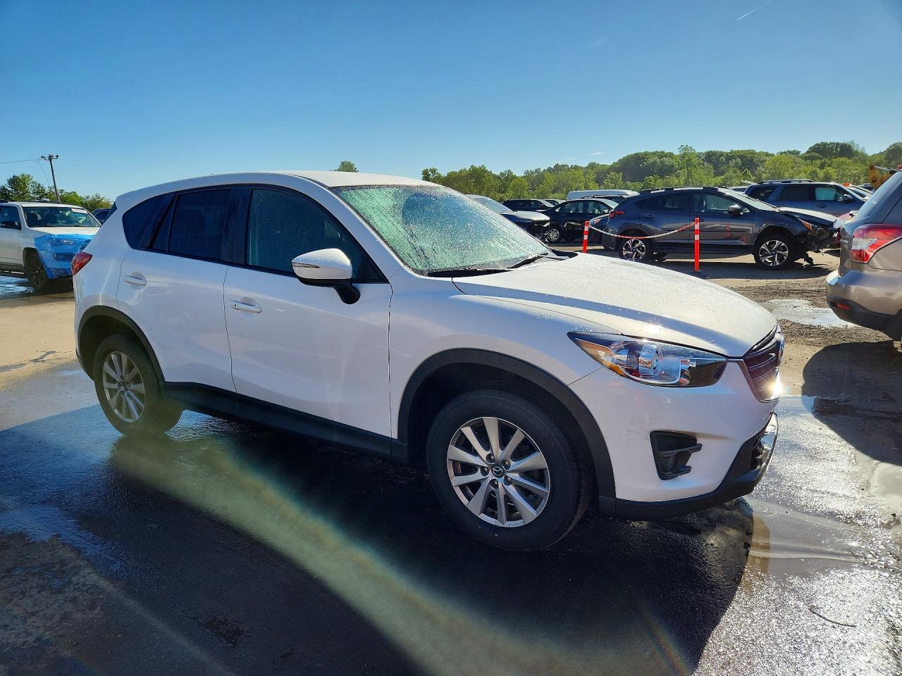 2016 Mazda Cx-5 Touring White vin: JM3KE4CY6G0879900