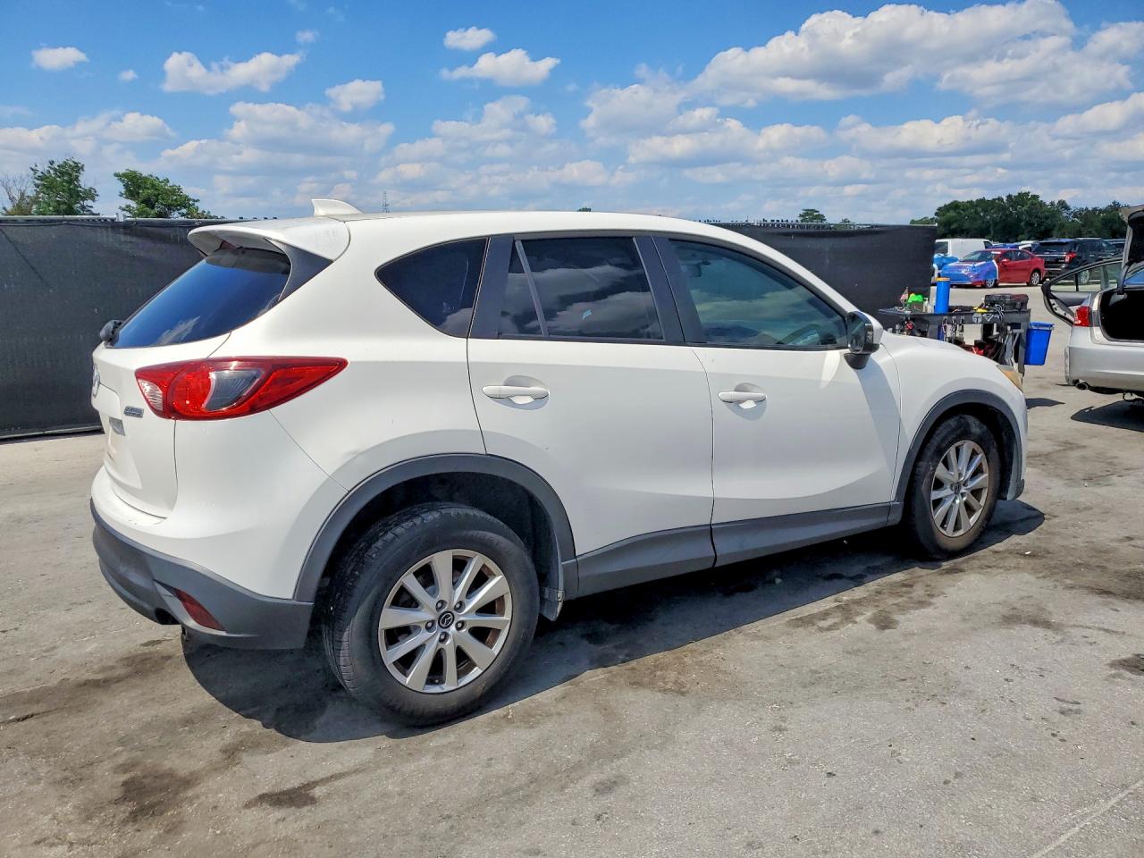2014 Mazda Cx-5 Touring White vin: JM3KE4CY7E0322605