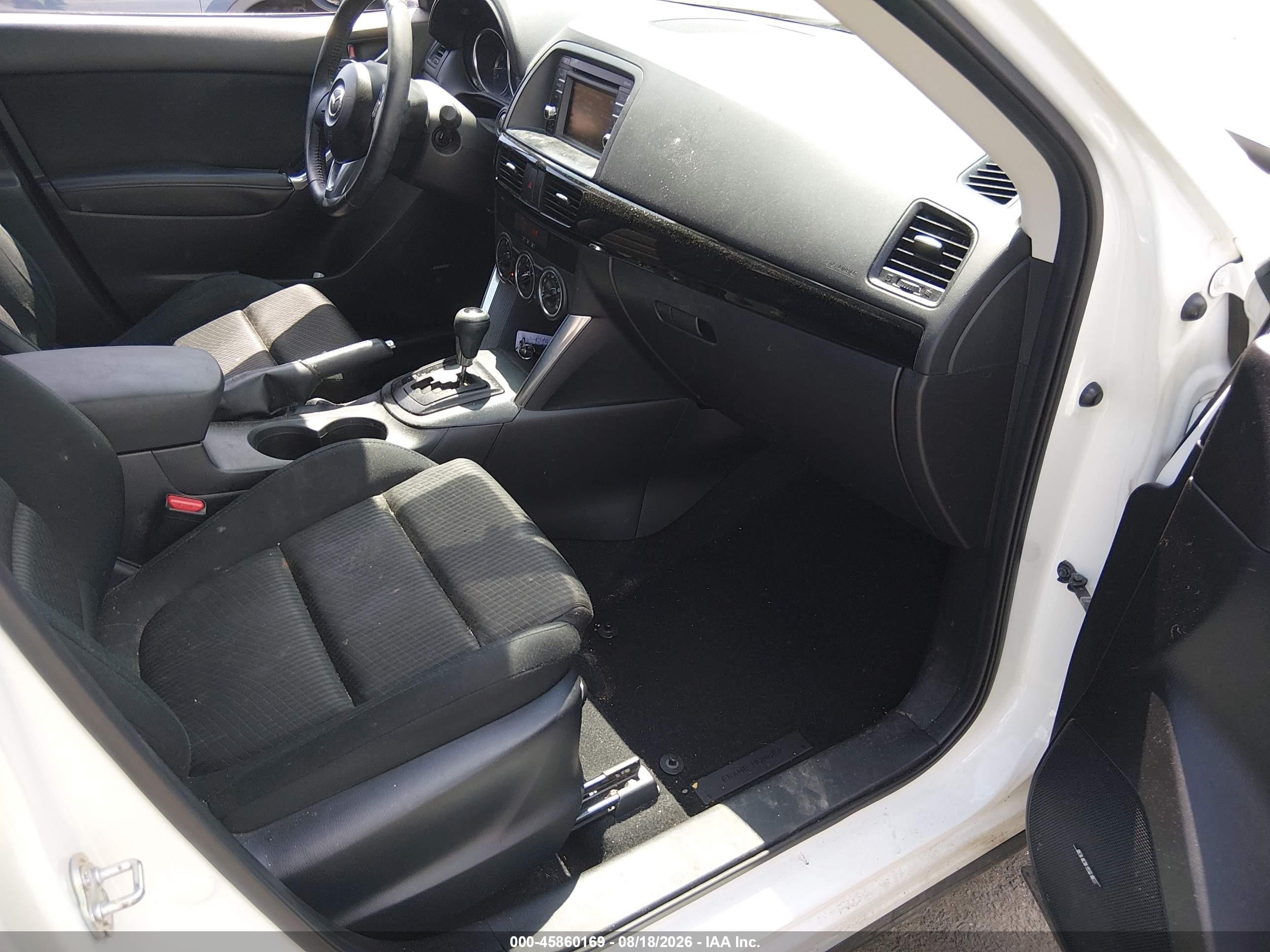2014 Mazda Cx-5 Touring White vin: JM3KE4CY7E0340683