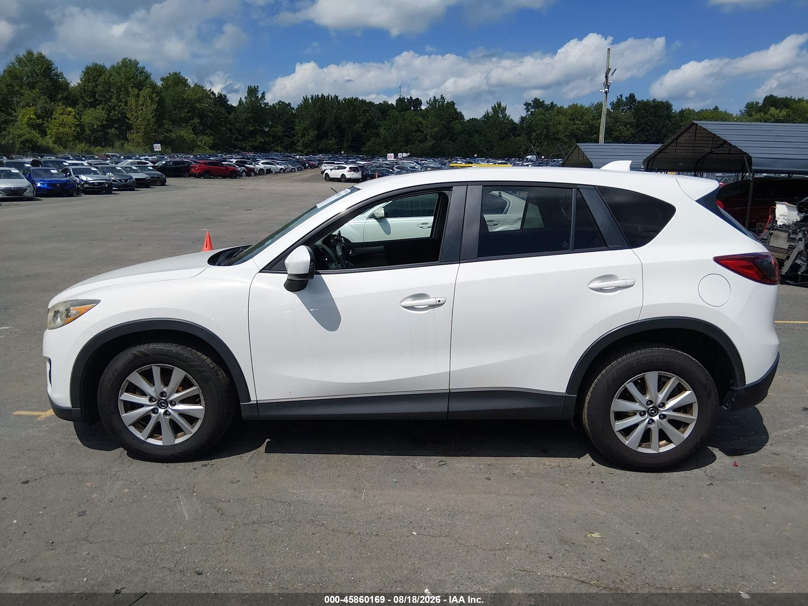 2014 Mazda Cx-5 Touring White vin: JM3KE4CY7E0340683