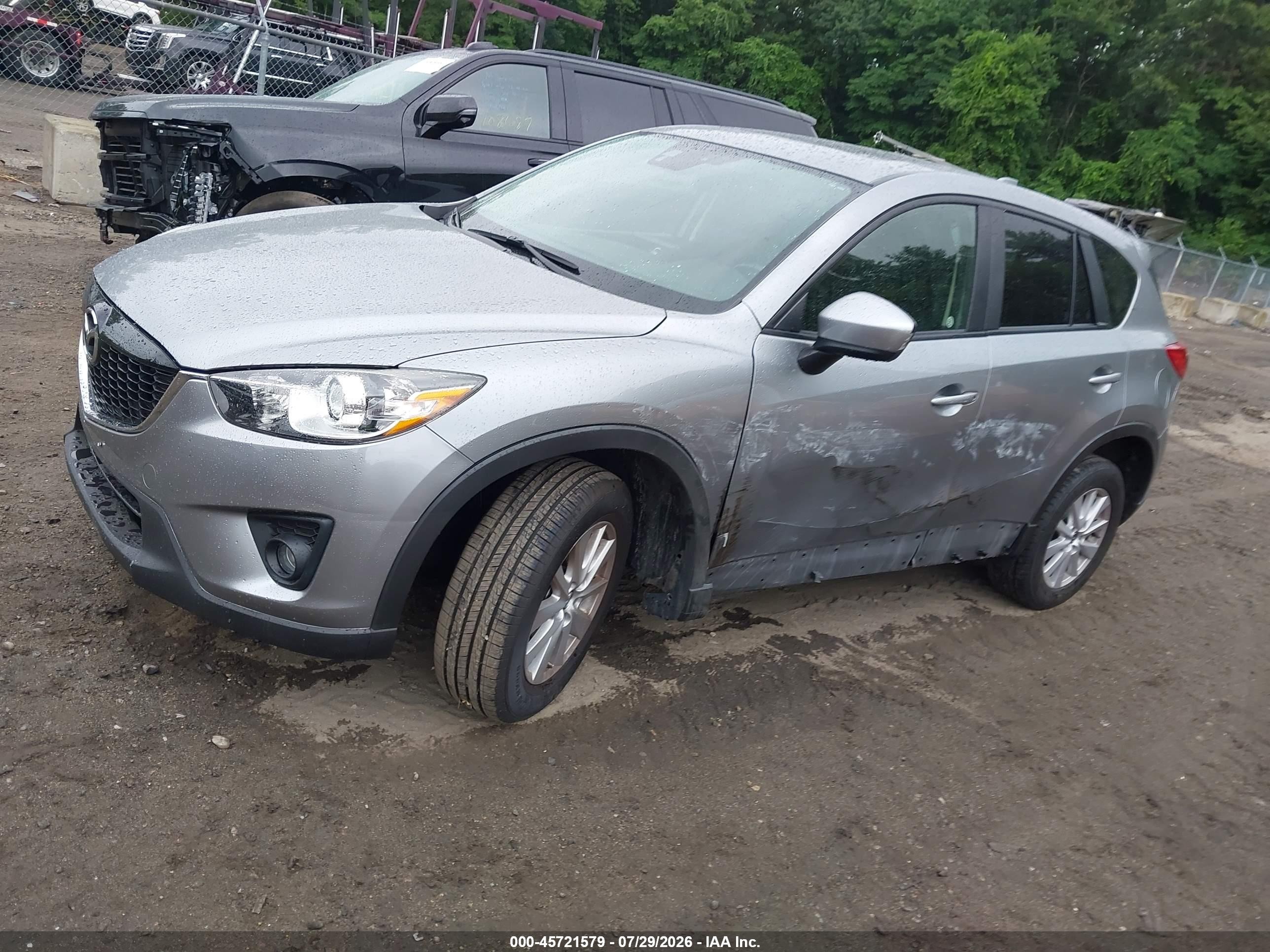 2014 Mazda Cx-5 Touring Light Blue vin: JM3KE4CY7E0391388