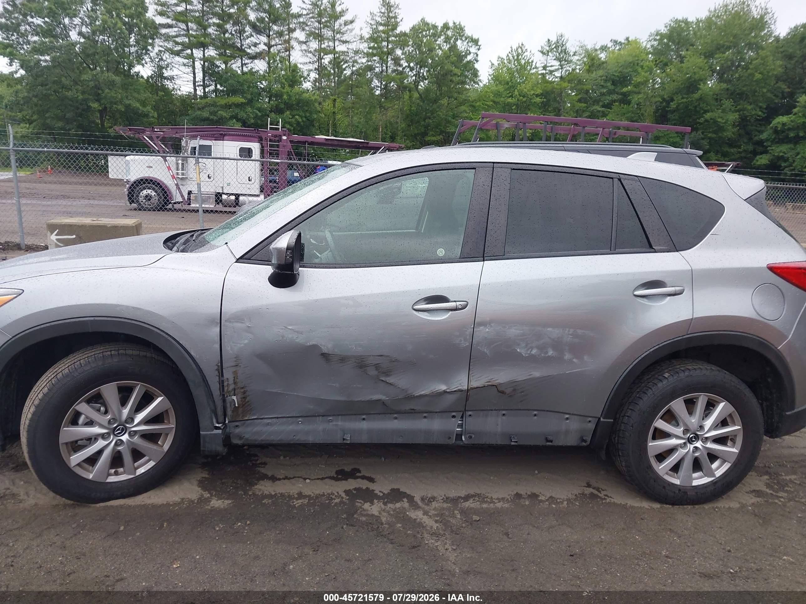 2014 Mazda Cx-5 Touring Light Blue vin: JM3KE4CY7E0391388