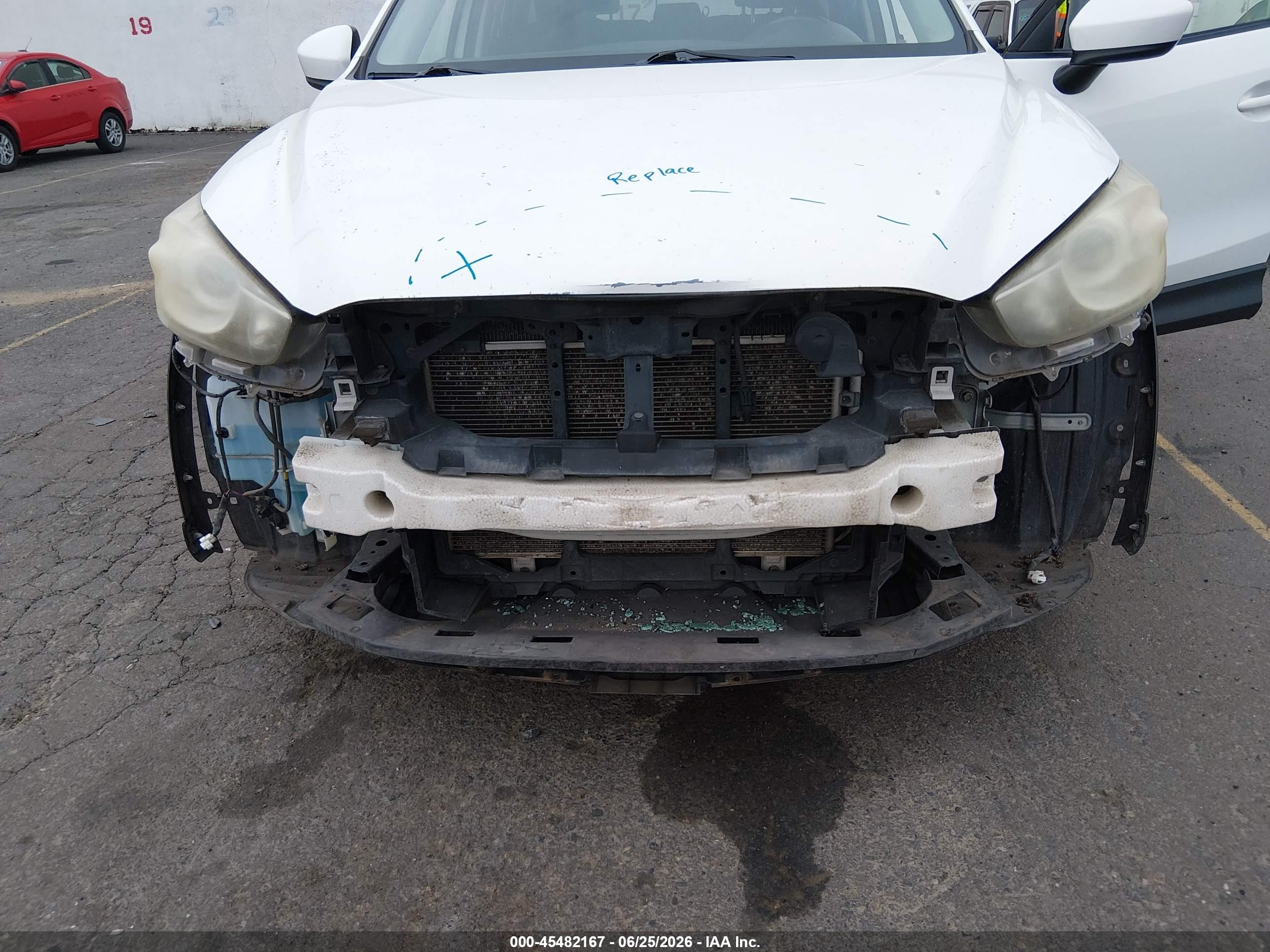 2015 Mazda Cx-5 Touring White vin: JM3KE4CY7F0441854