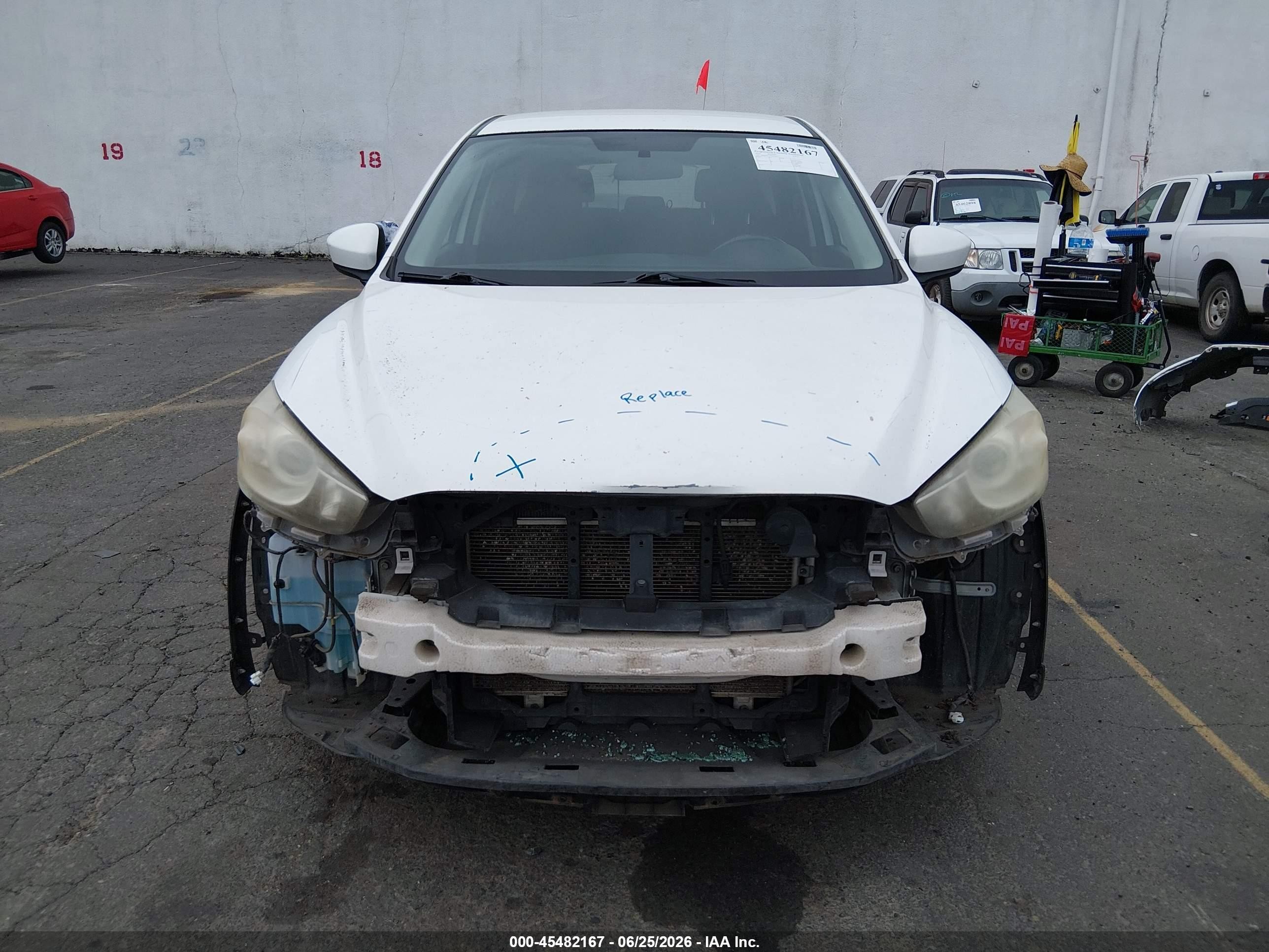 2015 Mazda Cx-5 Touring White vin: JM3KE4CY7F0441854