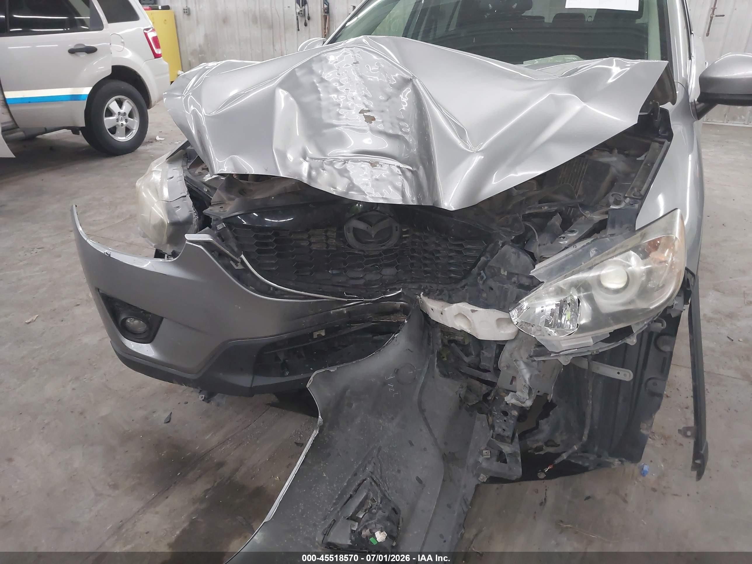2015 Mazda Cx-5 Touring Gray vin: JM3KE4CY7F0451672