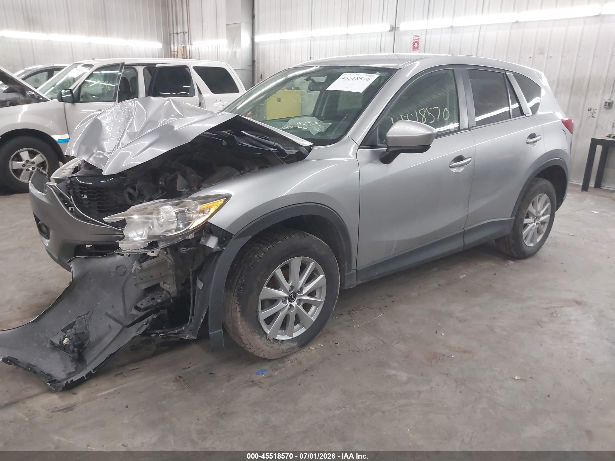 2015 Mazda Cx-5 Touring Gray vin: JM3KE4CY7F0451672