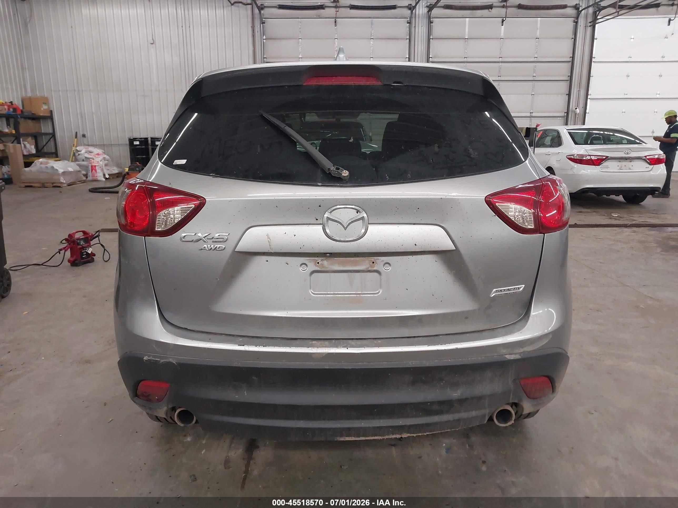 2015 Mazda Cx-5 Touring Gray vin: JM3KE4CY7F0451672