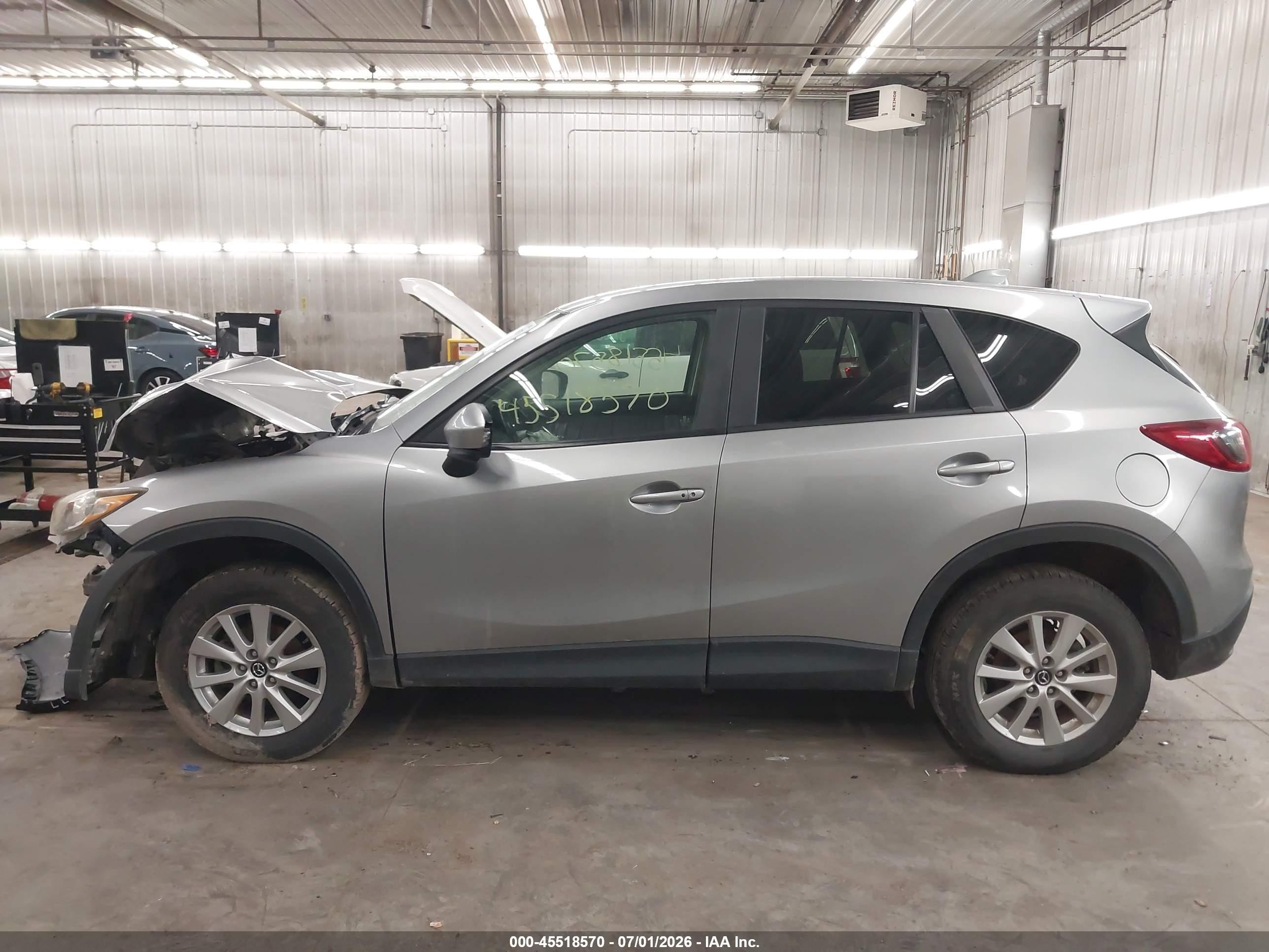 2015 Mazda Cx-5 Touring Gray vin: JM3KE4CY7F0451672