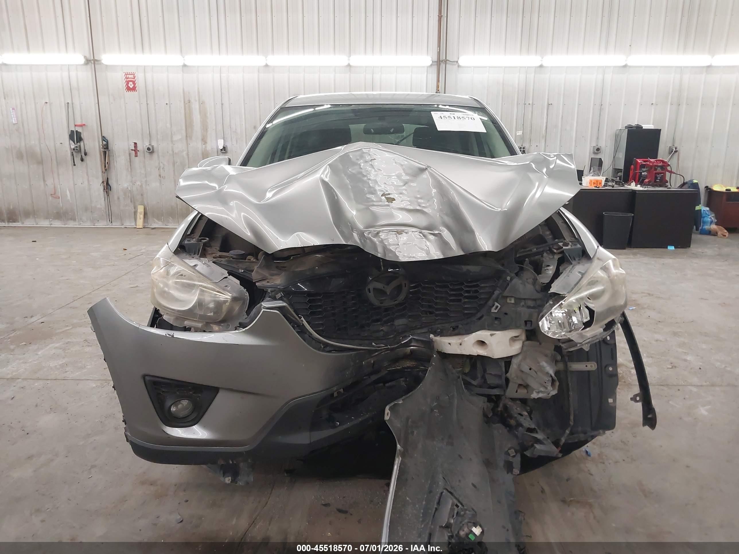 2015 Mazda Cx-5 Touring Gray vin: JM3KE4CY7F0451672