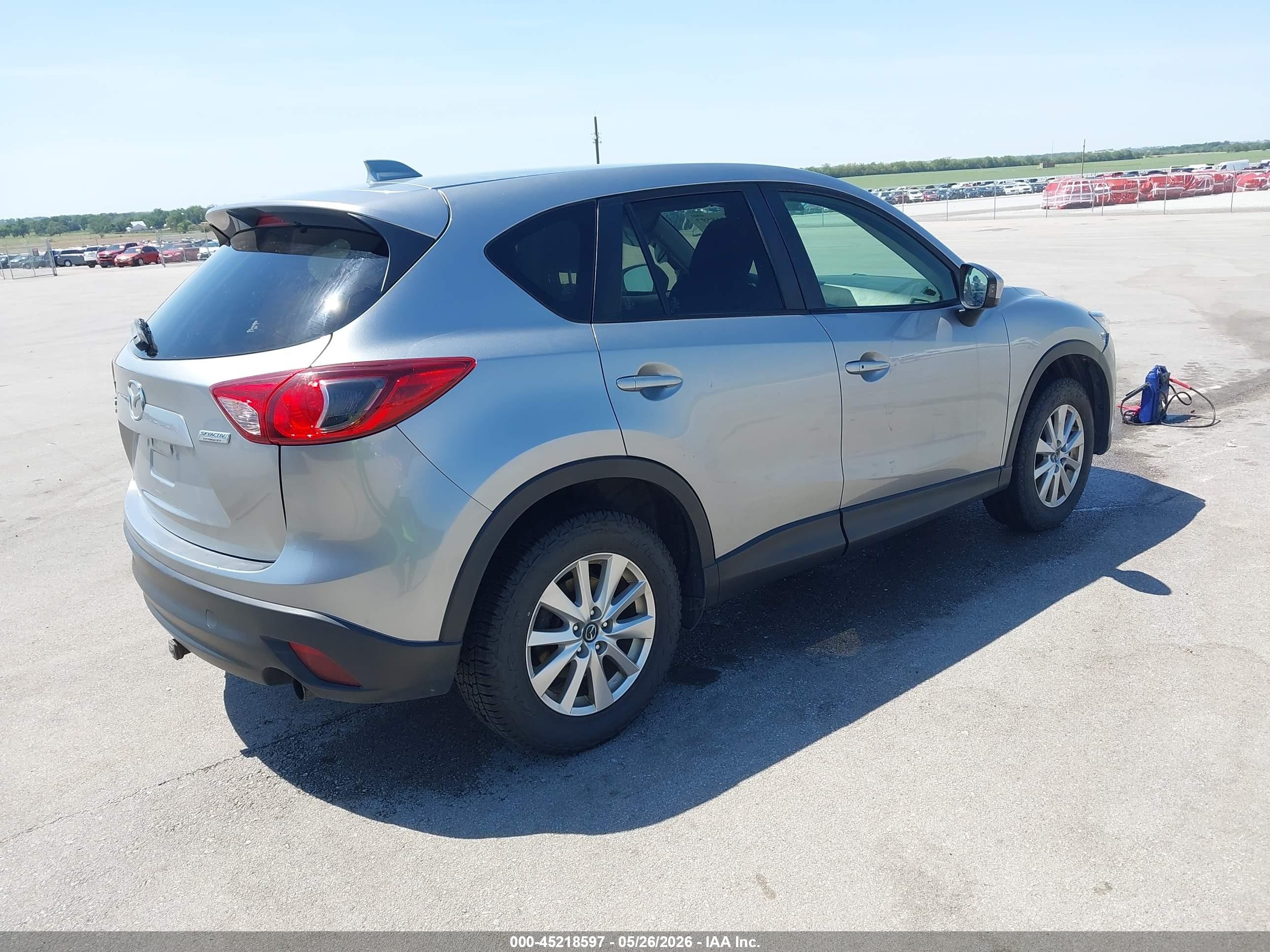 2015 Mazda Cx-5 Touring Silver vin: JM3KE4CY7F0453227