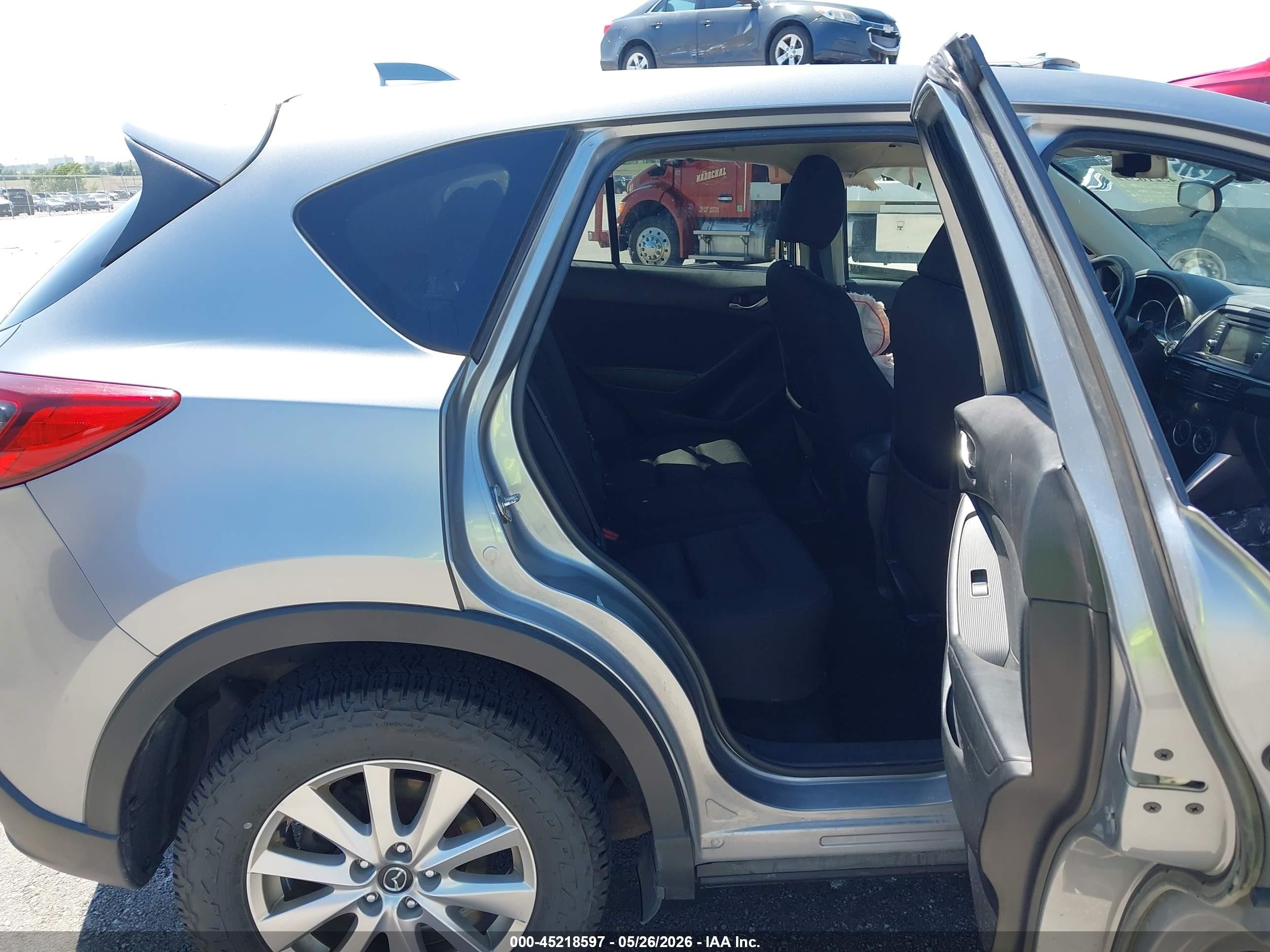 2015 Mazda Cx-5 Touring Silver vin: JM3KE4CY7F0453227