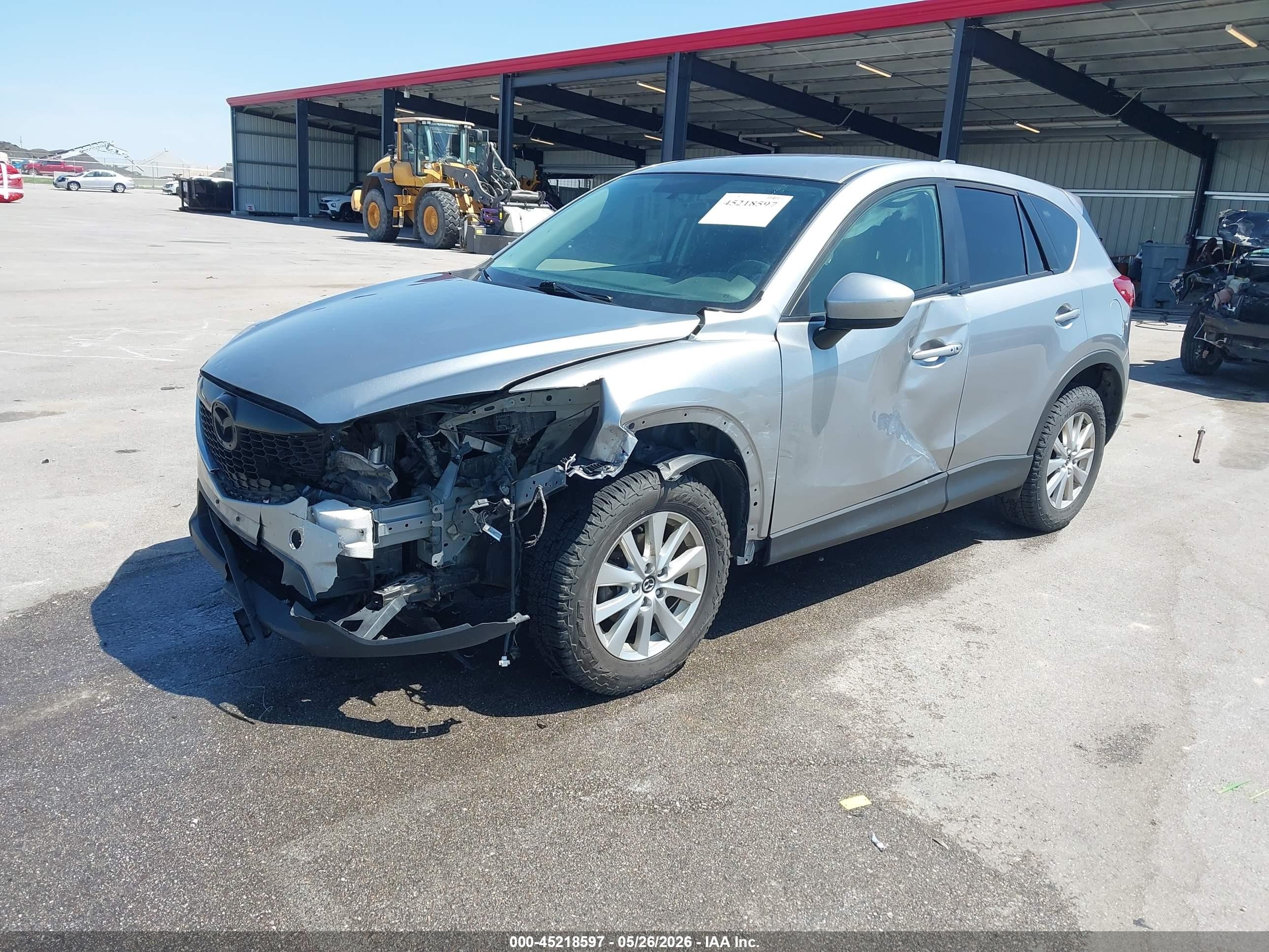 2015 Mazda Cx-5 Touring Silver vin: JM3KE4CY7F0453227