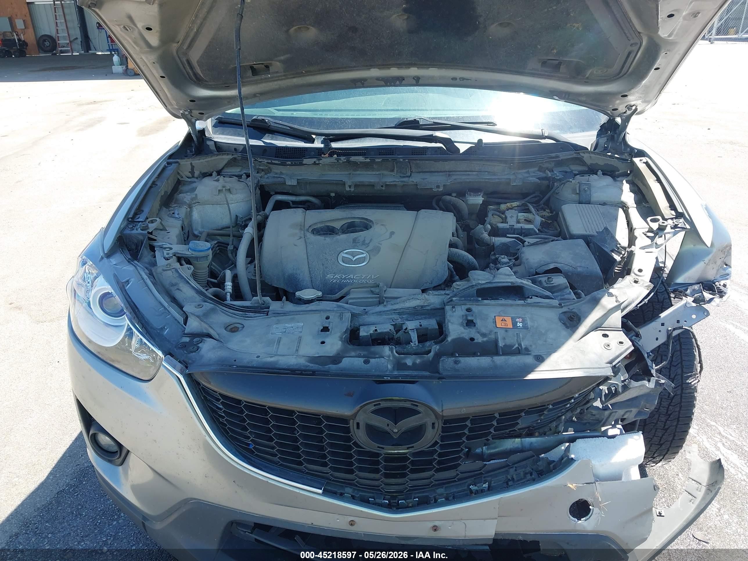 2015 Mazda Cx-5 Touring Silver vin: JM3KE4CY7F0453227
