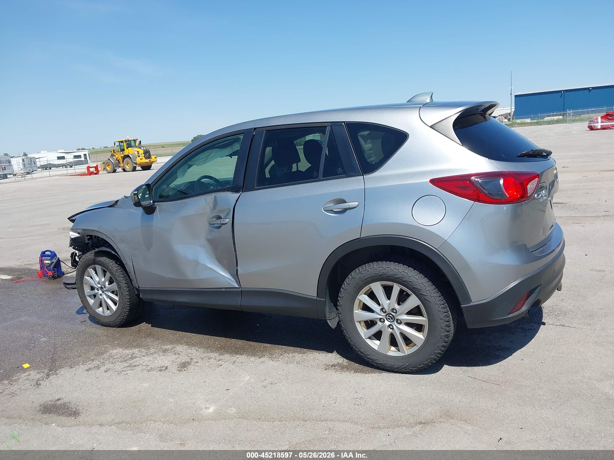 2015 Mazda Cx-5 Touring Silver vin: JM3KE4CY7F0453227